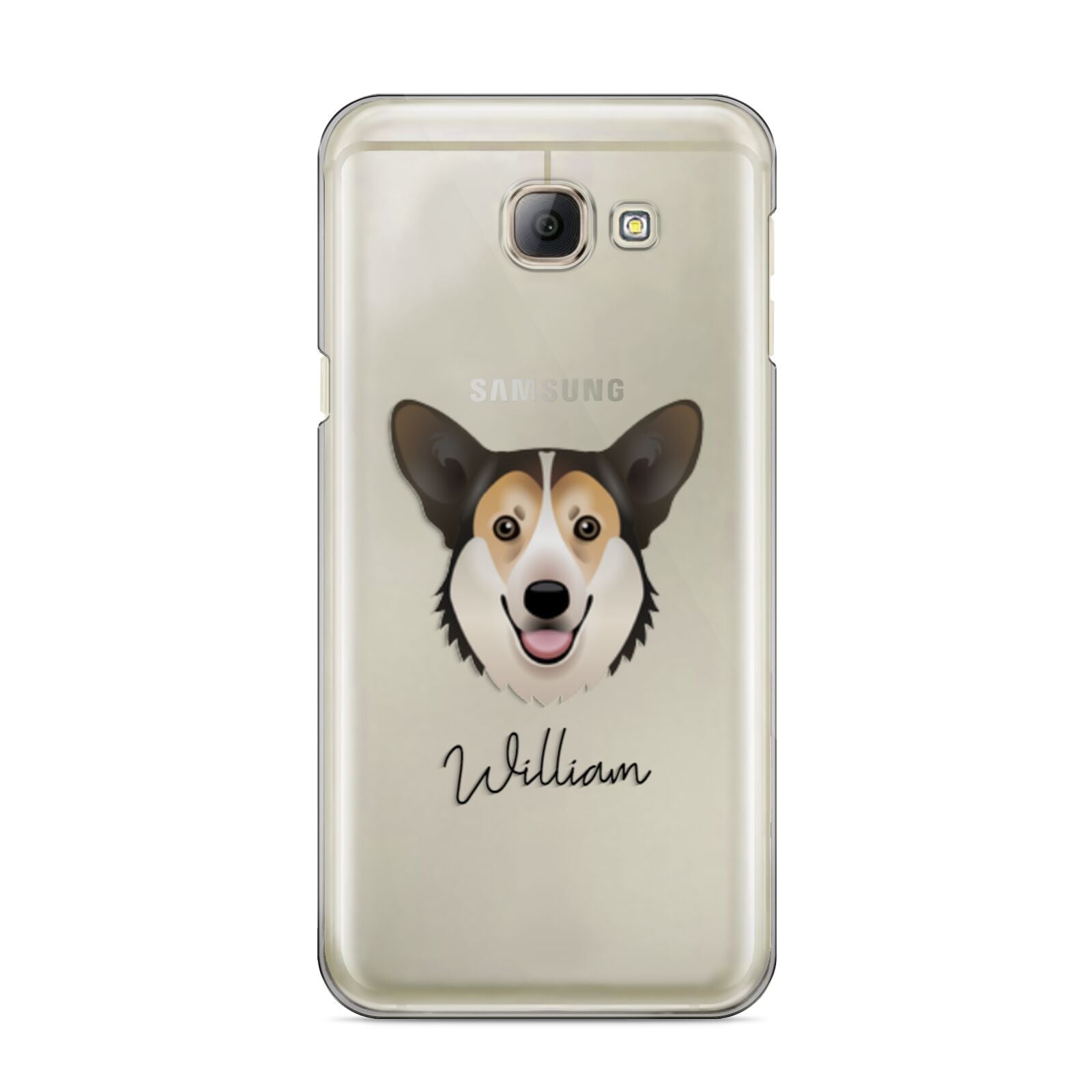 Pembroke Welsh Corgi Personalised Samsung Galaxy A8 2016 Case