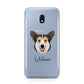 Pembroke Welsh Corgi Personalised Samsung Galaxy J3 2017 Case