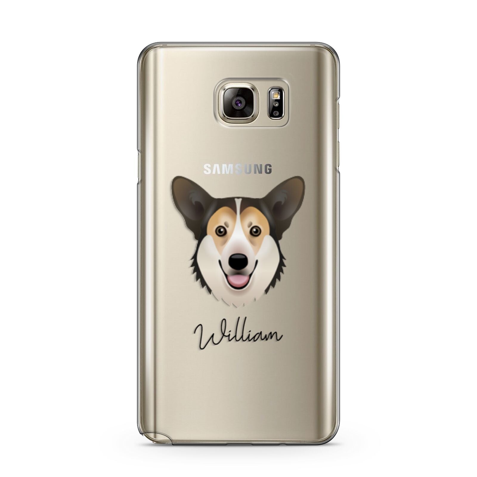 Pembroke Welsh Corgi Personalised Samsung Galaxy Note 5 Case