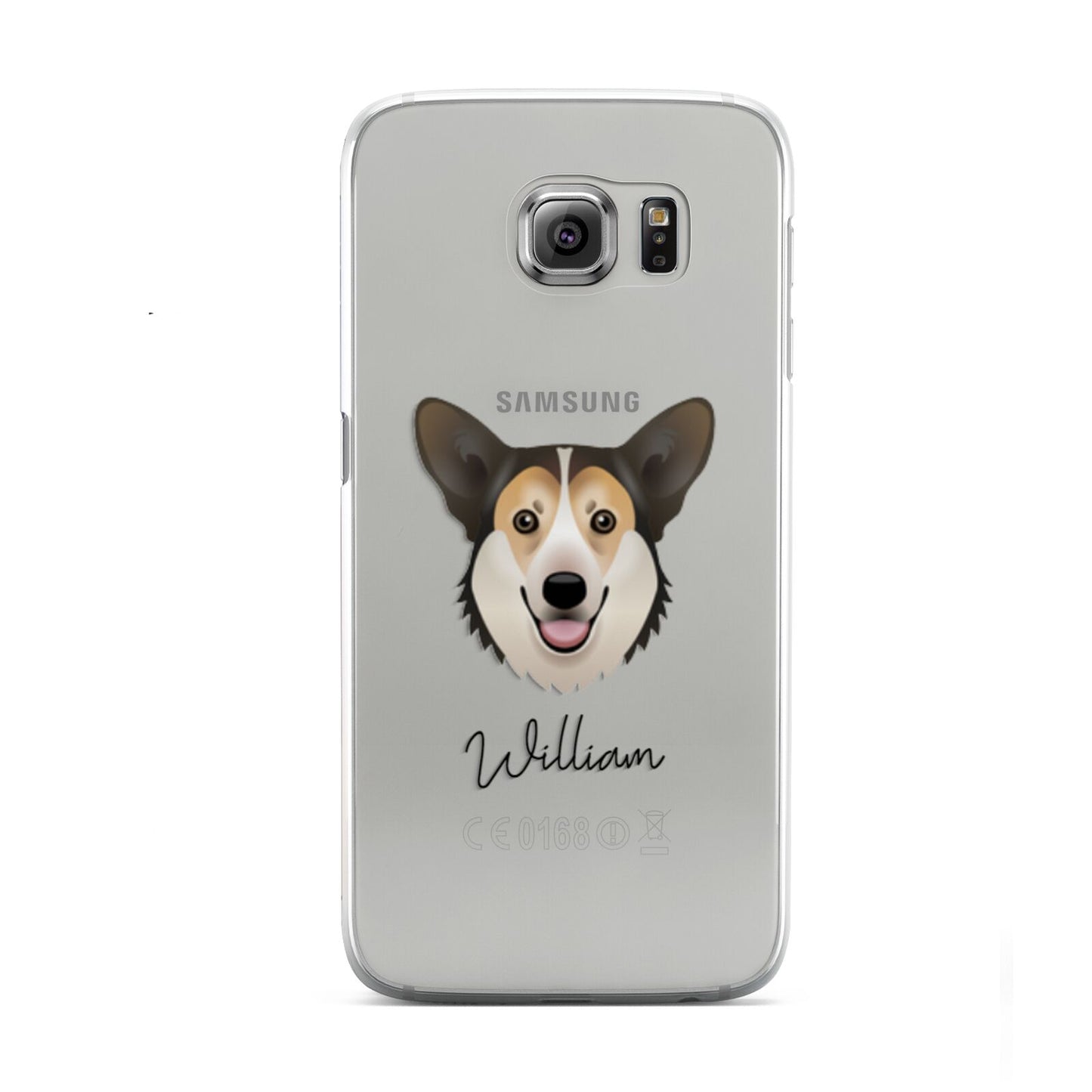 Pembroke Welsh Corgi Personalised Samsung Galaxy S6 Case