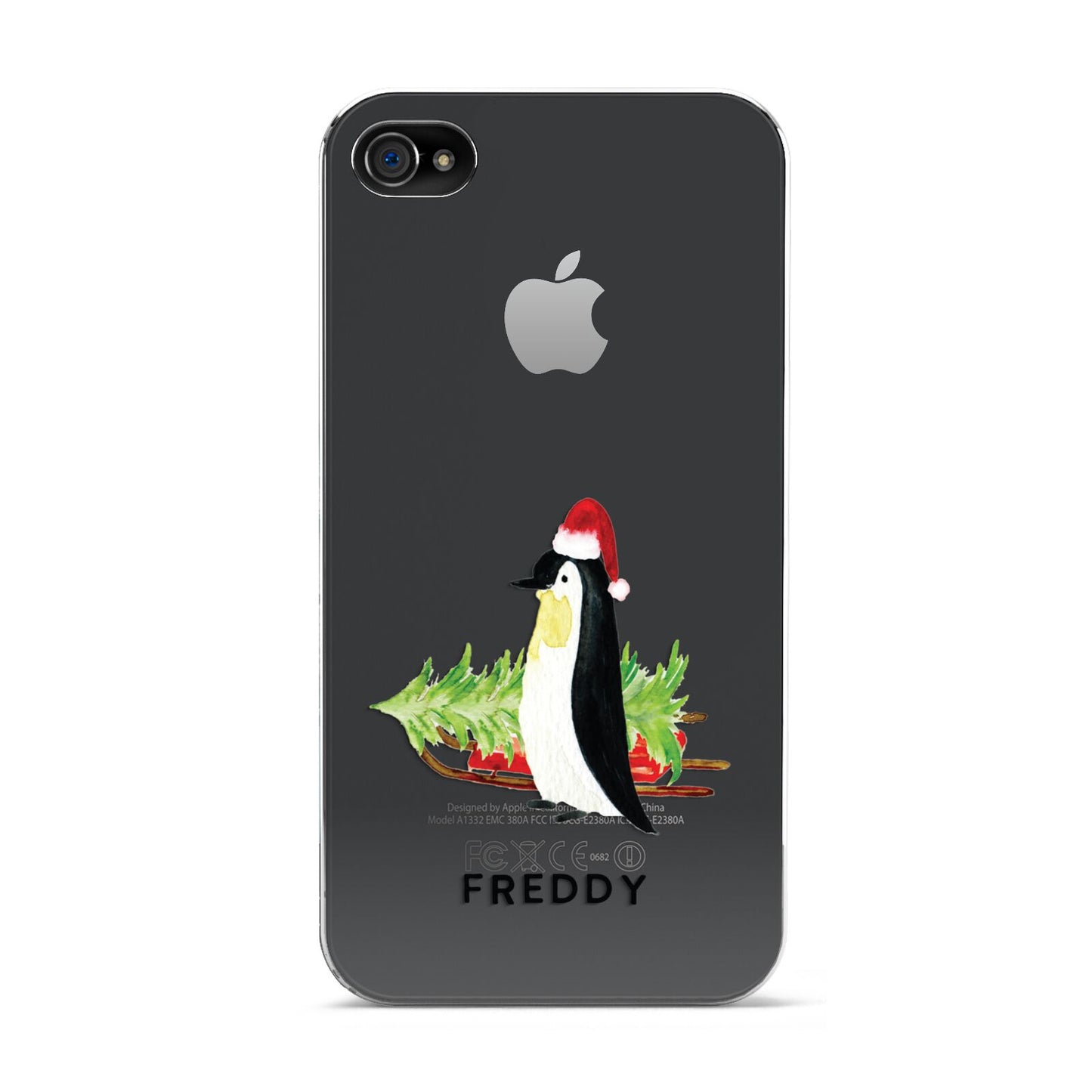 Penguin Personalised Apple iPhone 4s Case