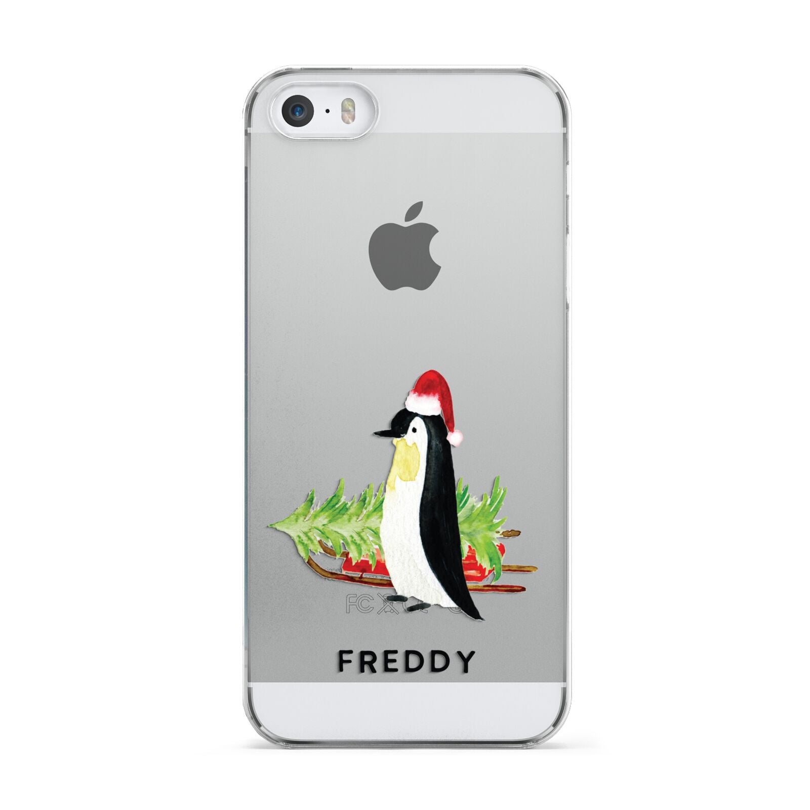 Penguin Personalised Apple iPhone 5 Case