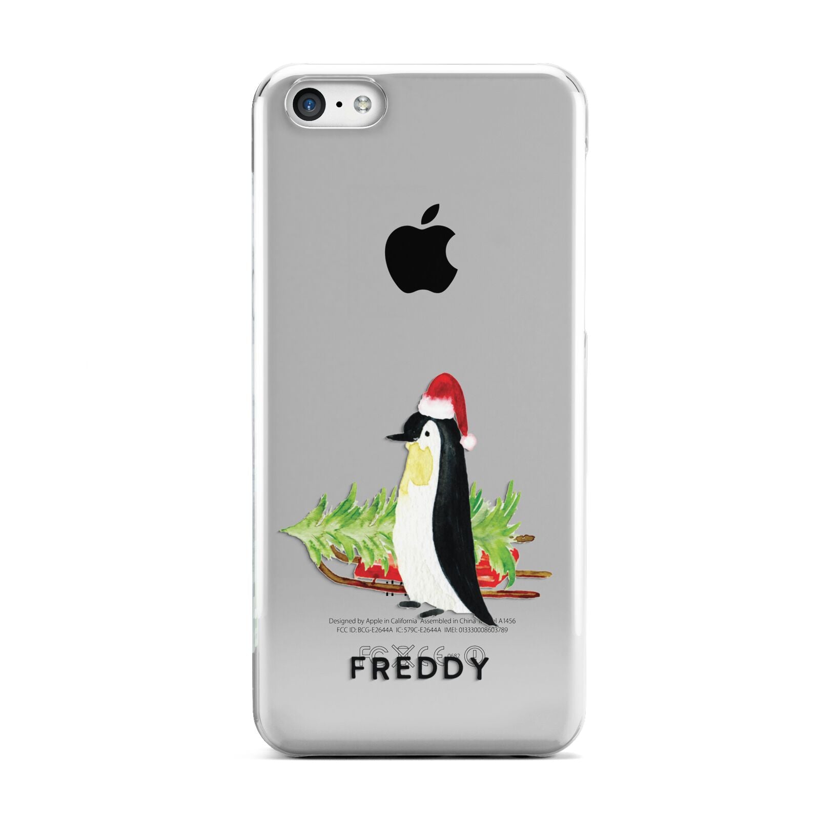 Penguin Personalised Apple iPhone 5c Case