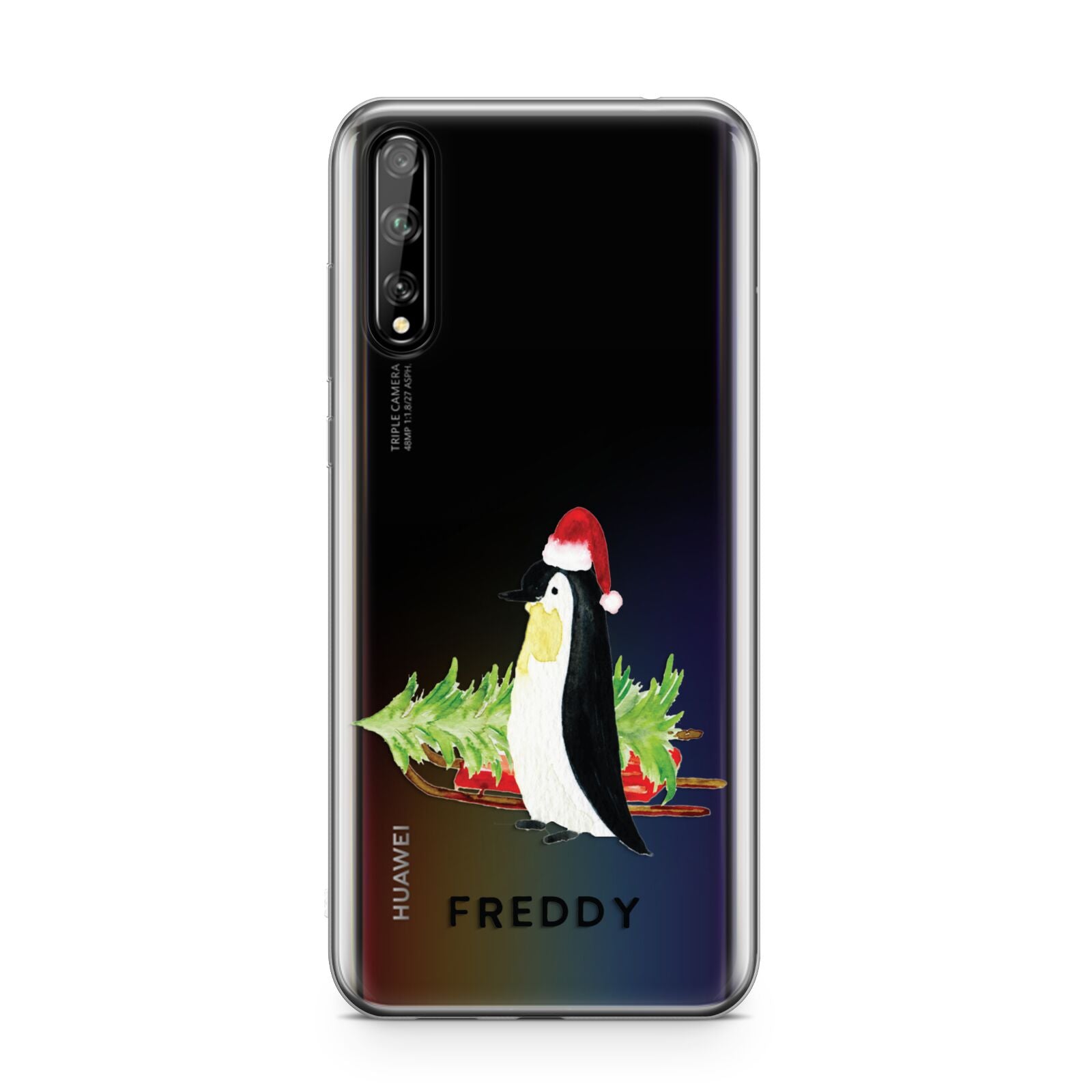 Penguin Personalised Huawei Enjoy 10s Phone Case