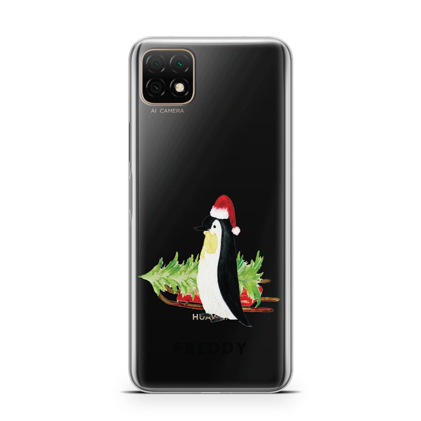 Penguin Personalised Huawei Enjoy 20 Phone Case