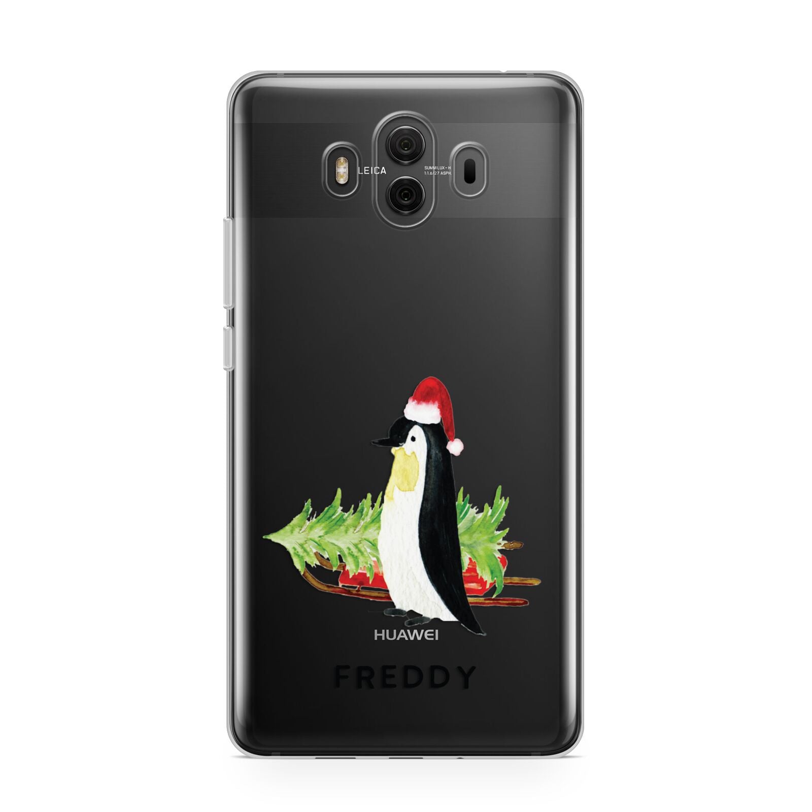 Penguin Personalised Huawei Mate 10 Protective Phone Case