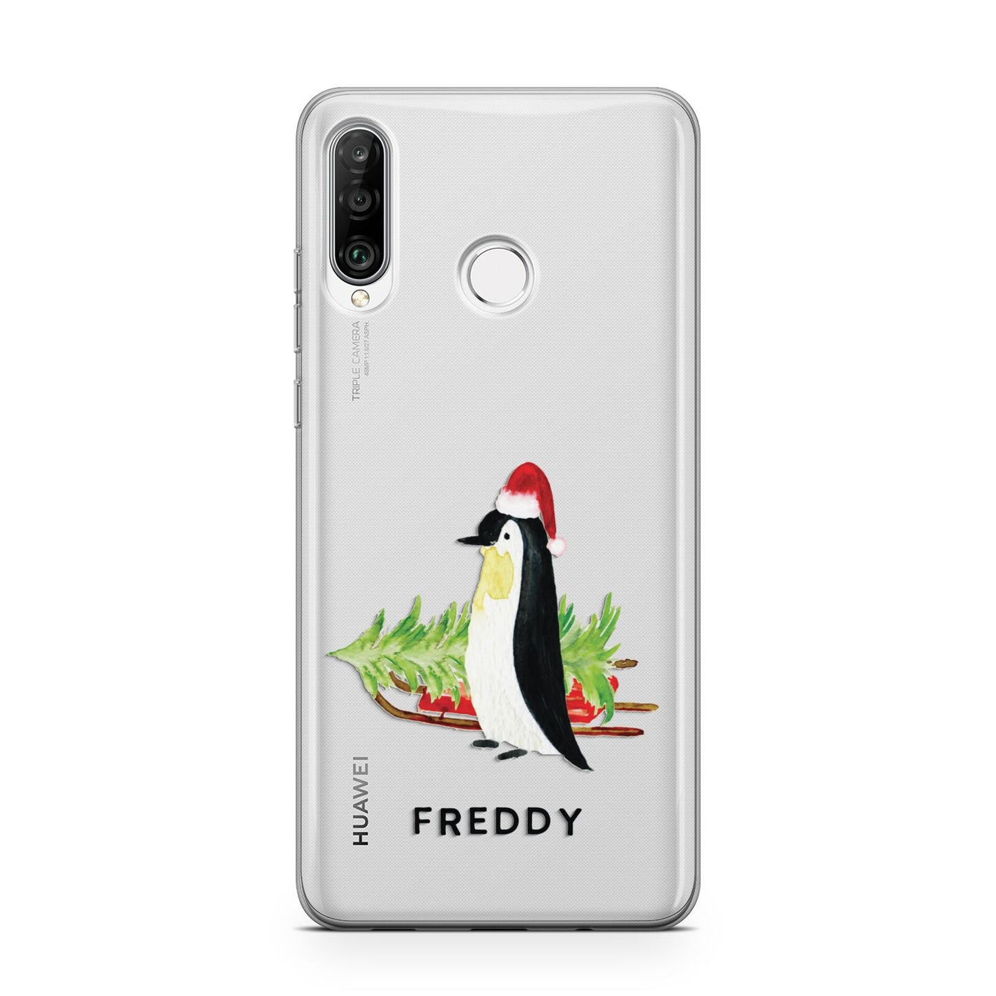 Penguin Personalised Huawei P30 Lite Phone Case