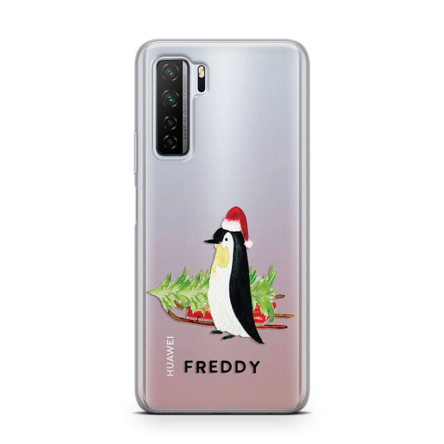 Penguin Personalised Huawei P40 Lite 5G Phone Case