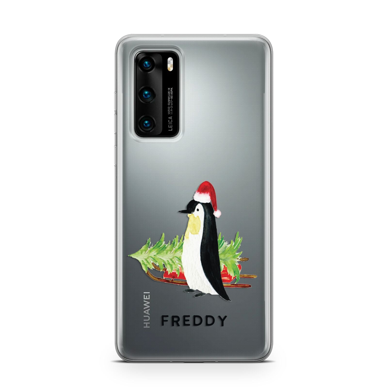 Penguin Personalised Huawei P40 Phone Case