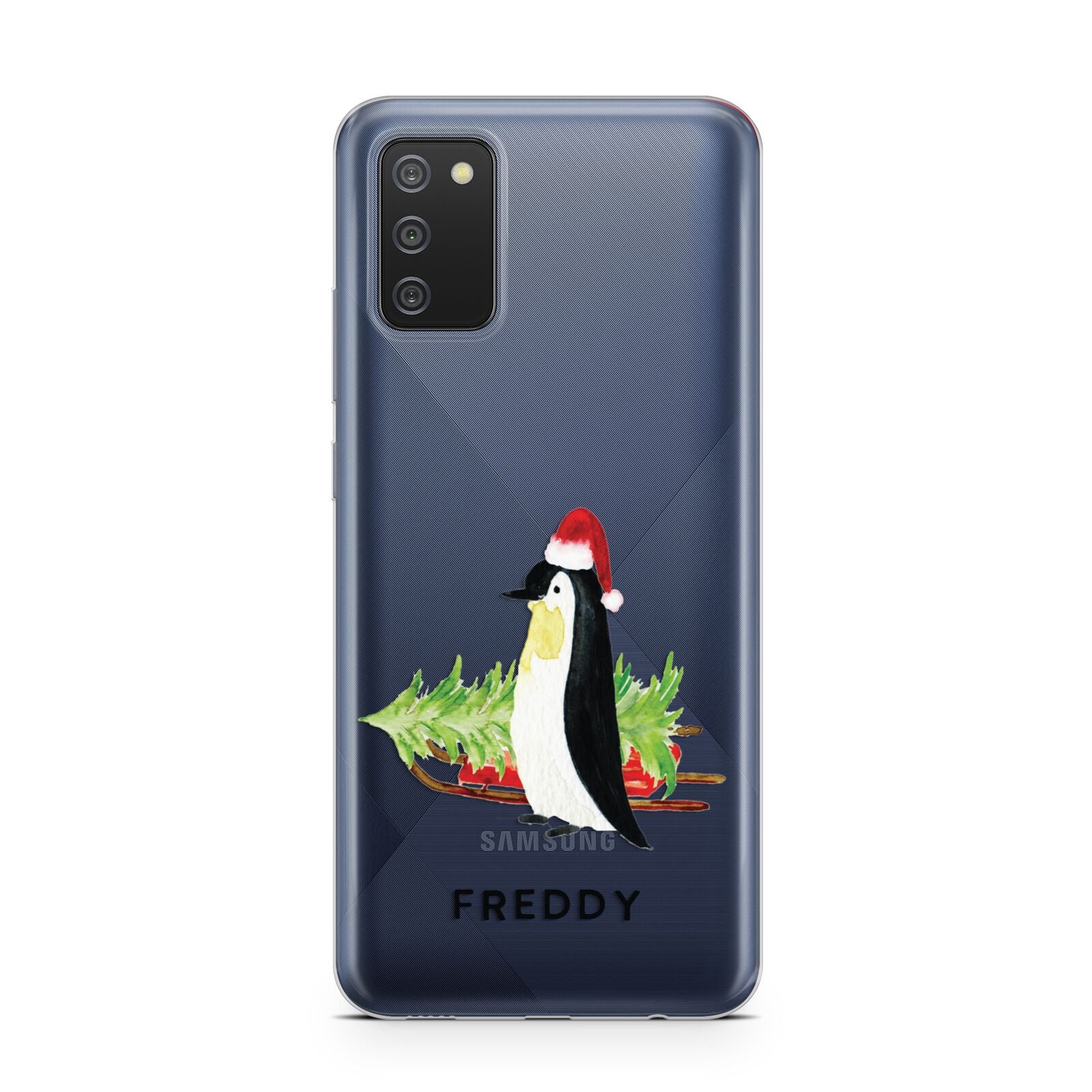 Penguin Personalised Samsung A02s Case