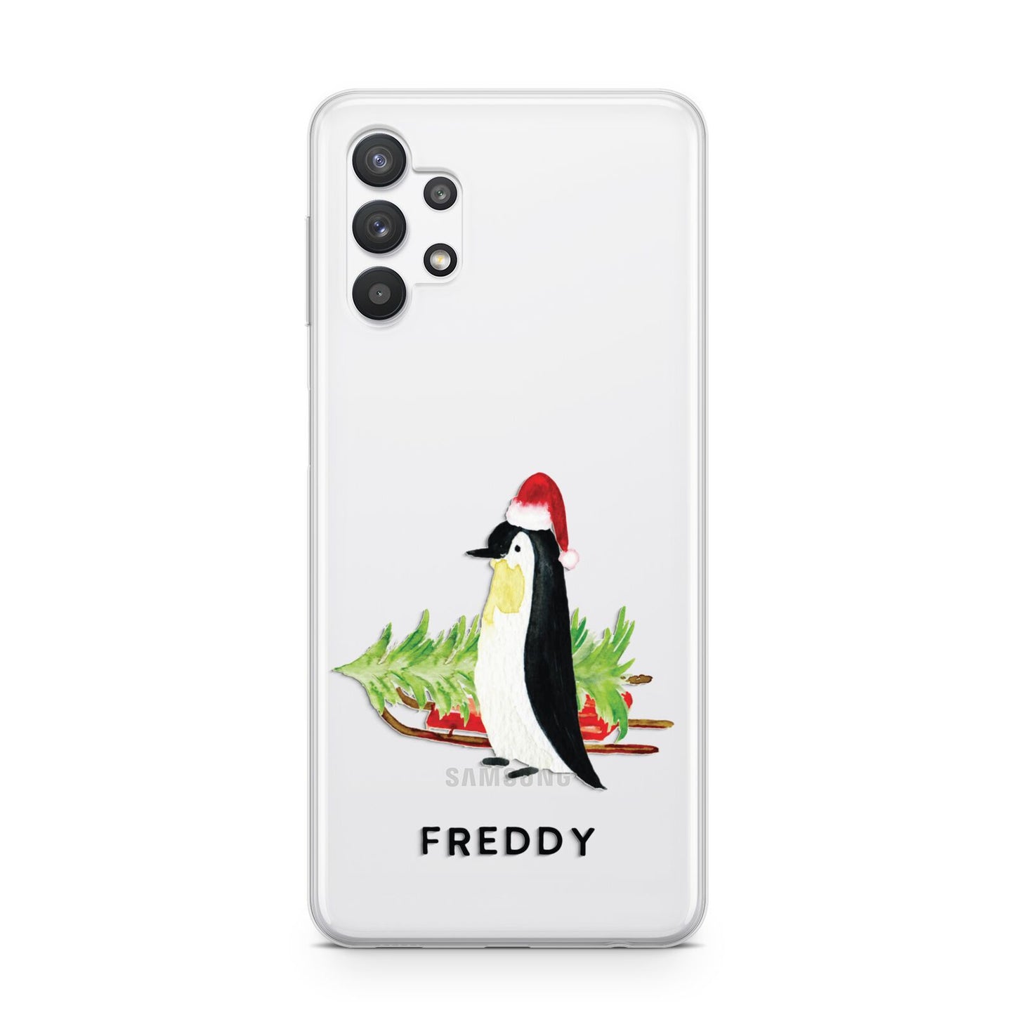 Penguin Personalised Samsung A32 5G Case