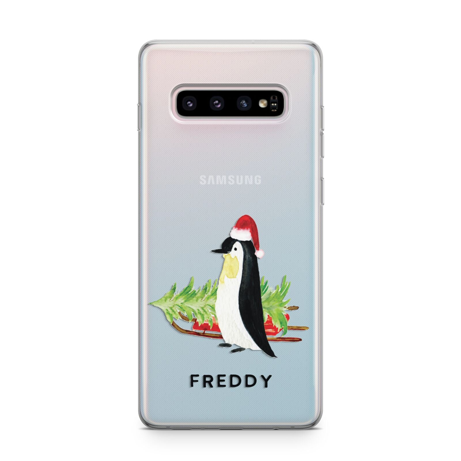 Penguin Personalised Samsung Galaxy S10 Plus Case