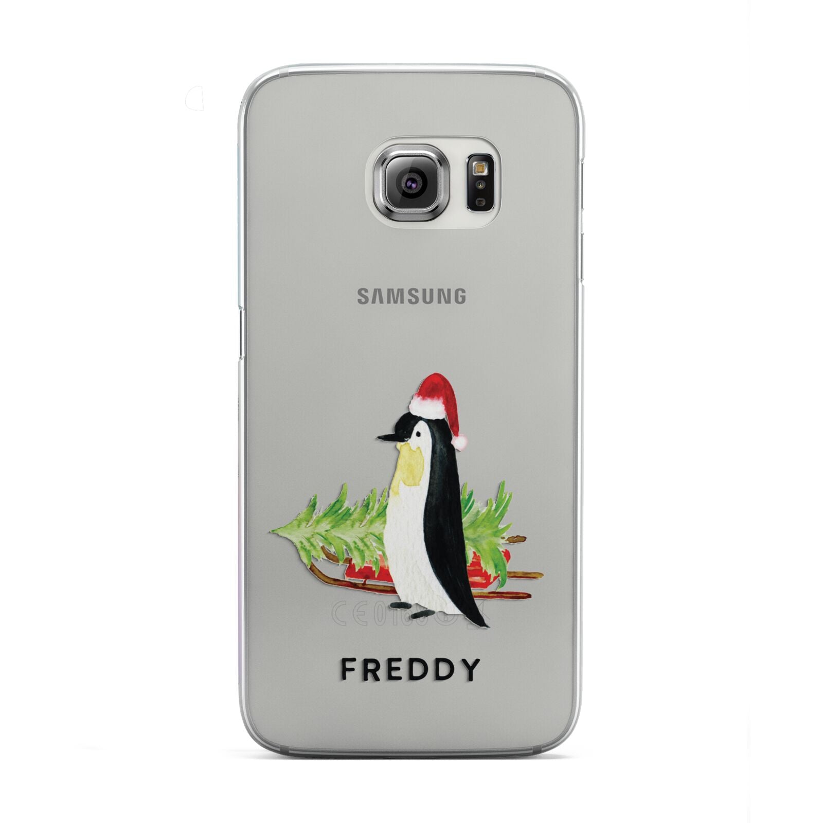 Penguin Personalised Samsung Galaxy S6 Edge Case