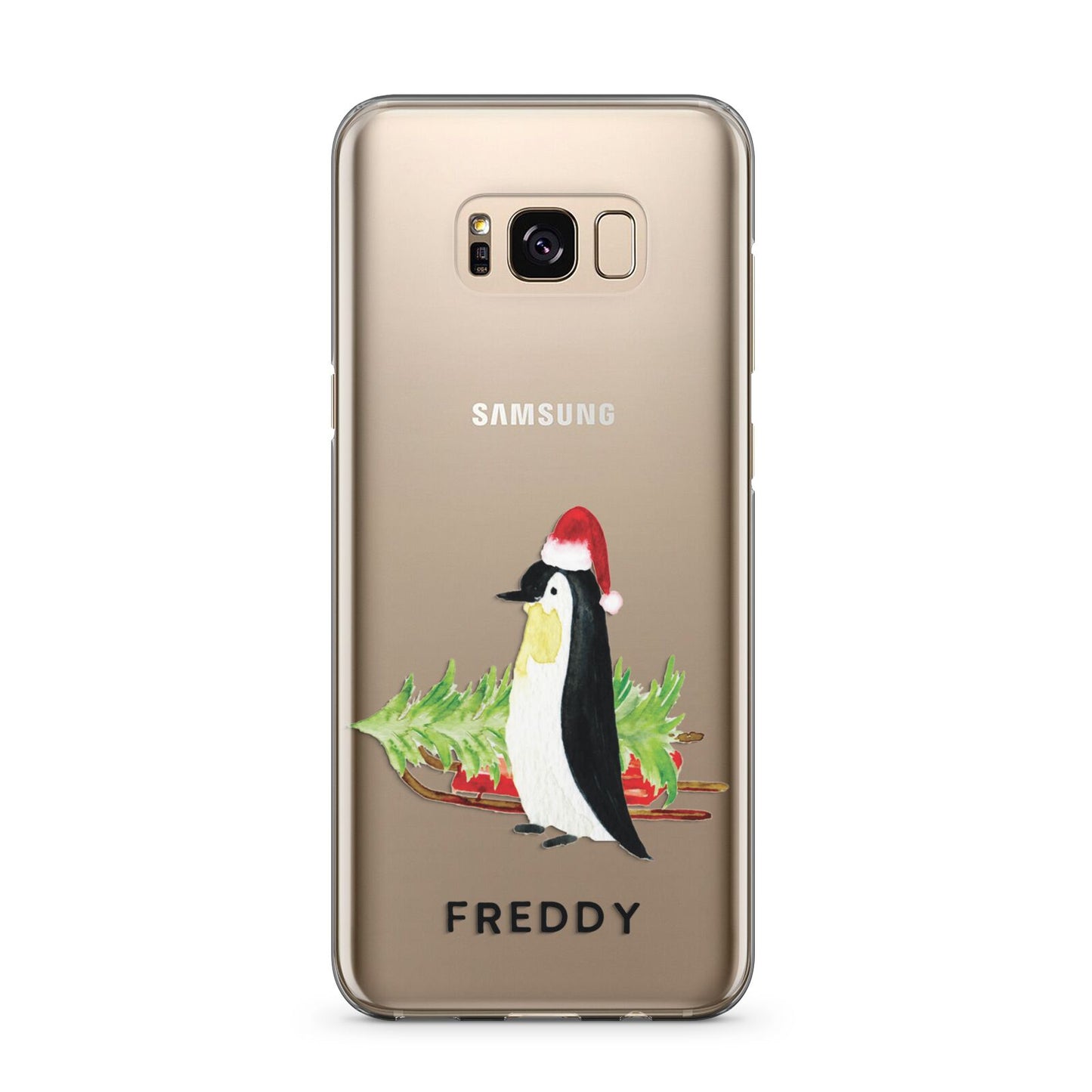 Penguin Personalised Samsung Galaxy S8 Plus Case