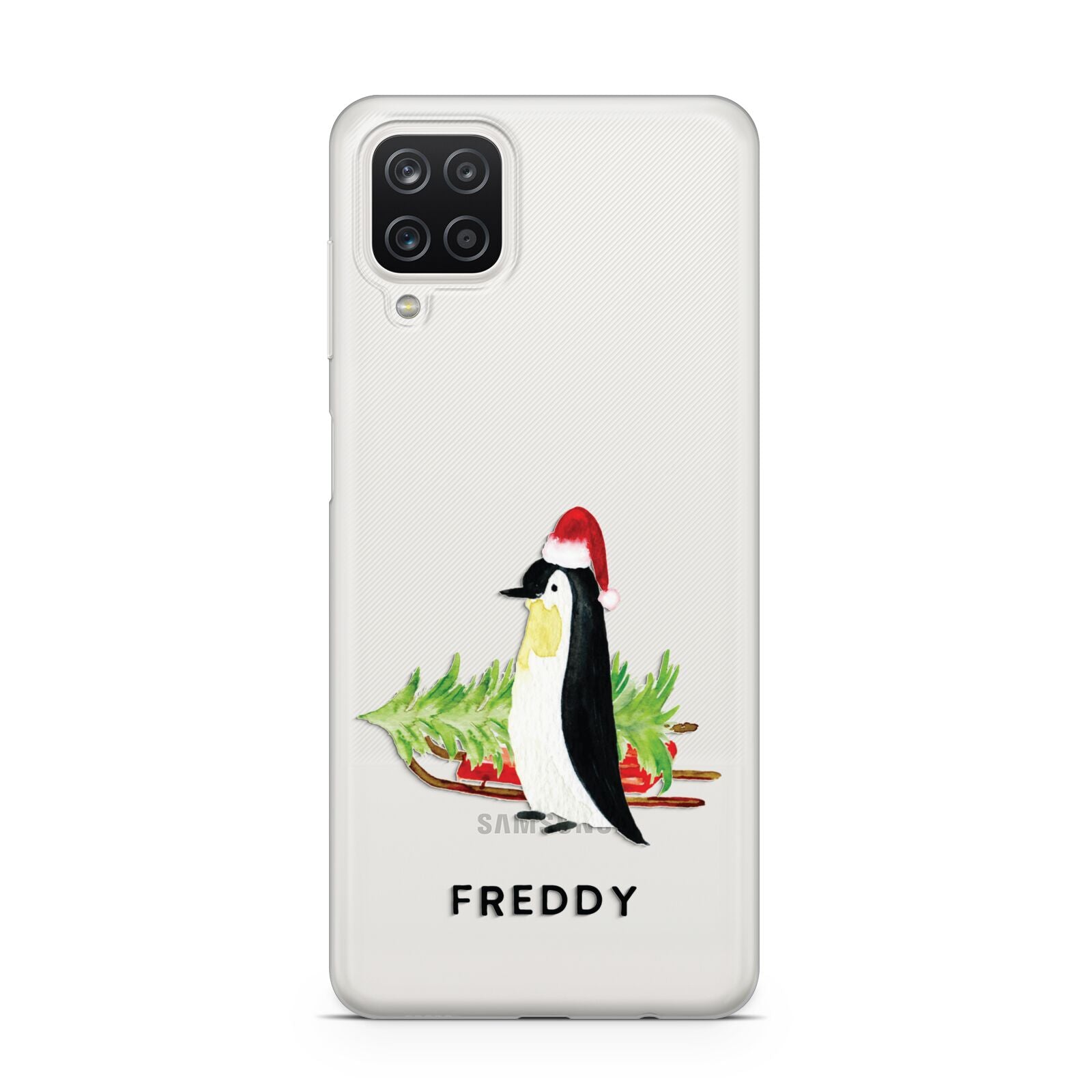 Penguin Personalised Samsung M12 Case