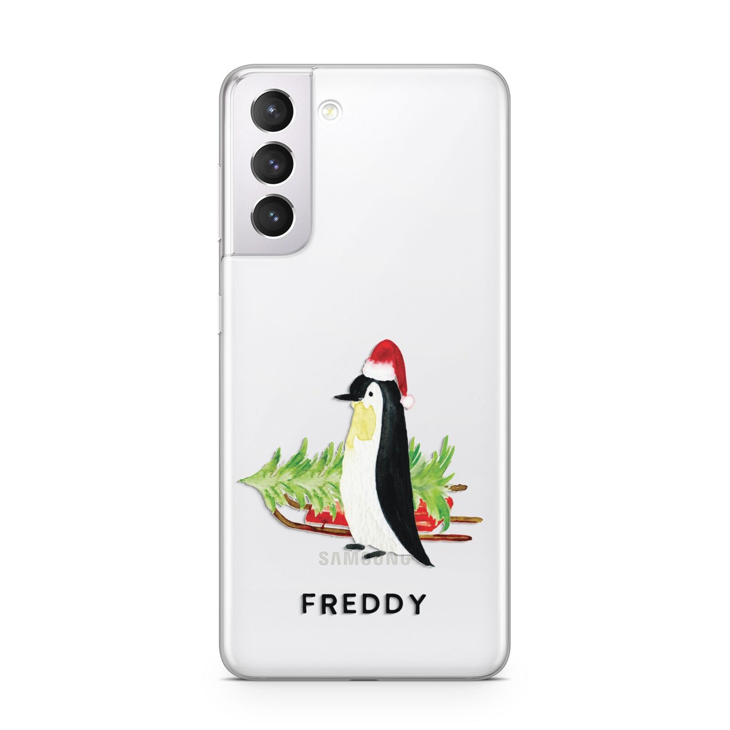 Penguin Personalised Samsung S21 Case