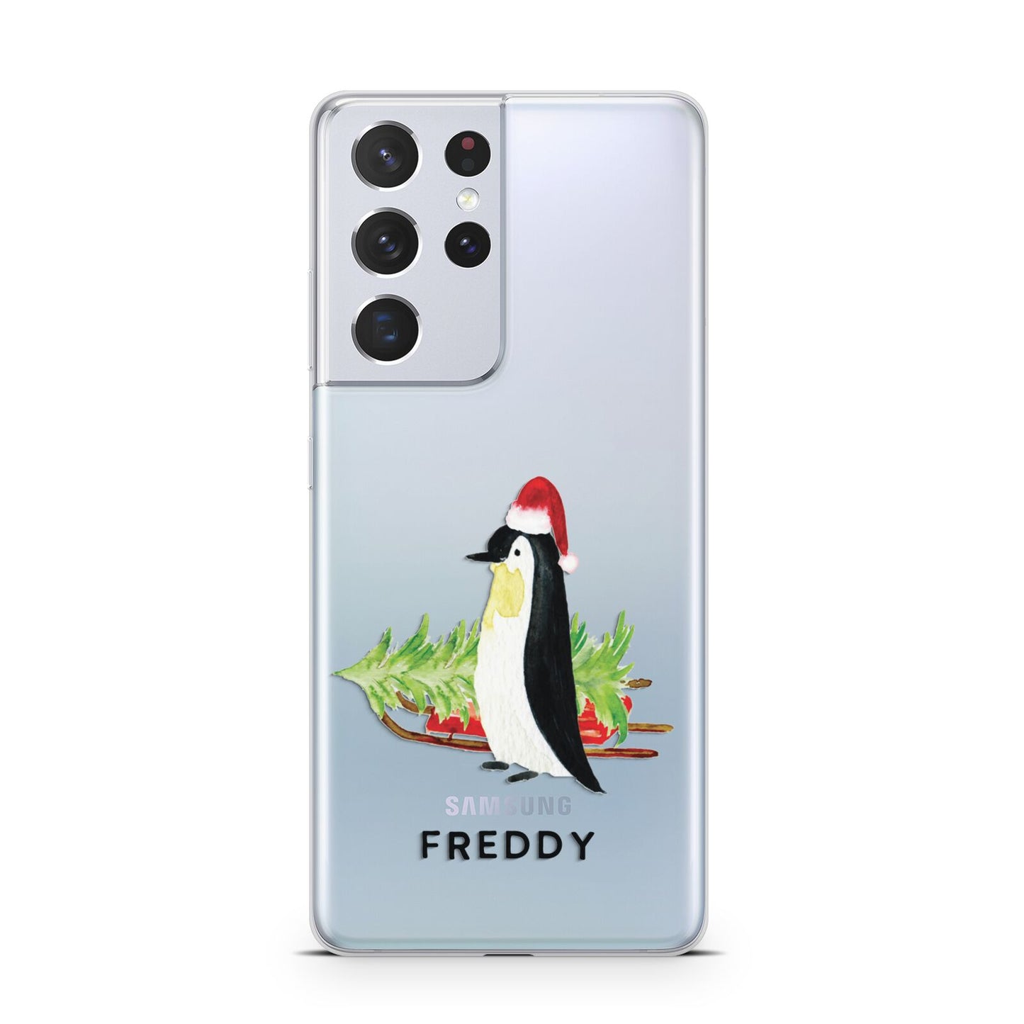 Penguin Personalised Samsung S21 Ultra Case