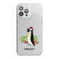 Penguin Personalised iPhone 13 Pro Max TPU Impact Case with White Edges