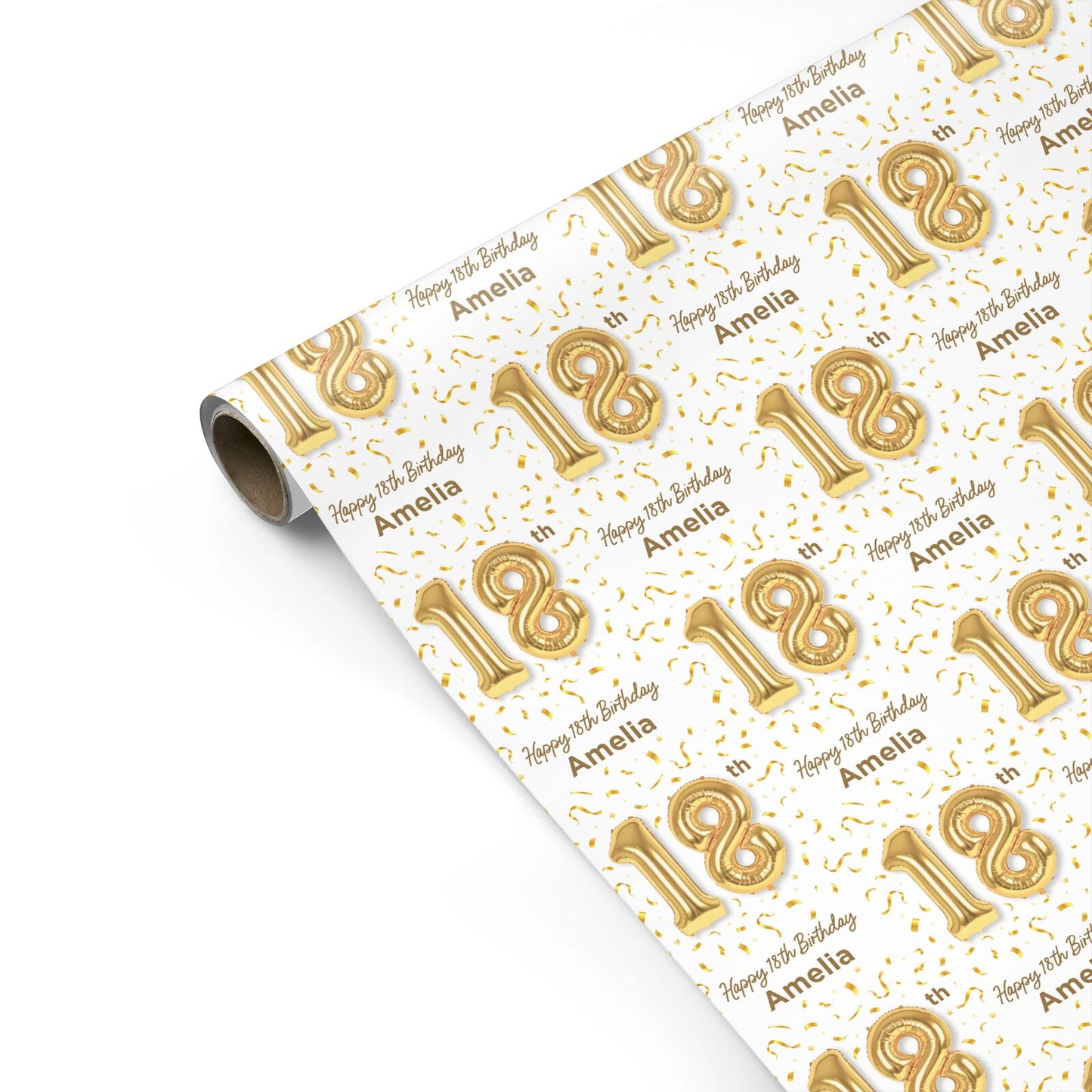 Personalised 18th Birthday Personalised Gift Wrap