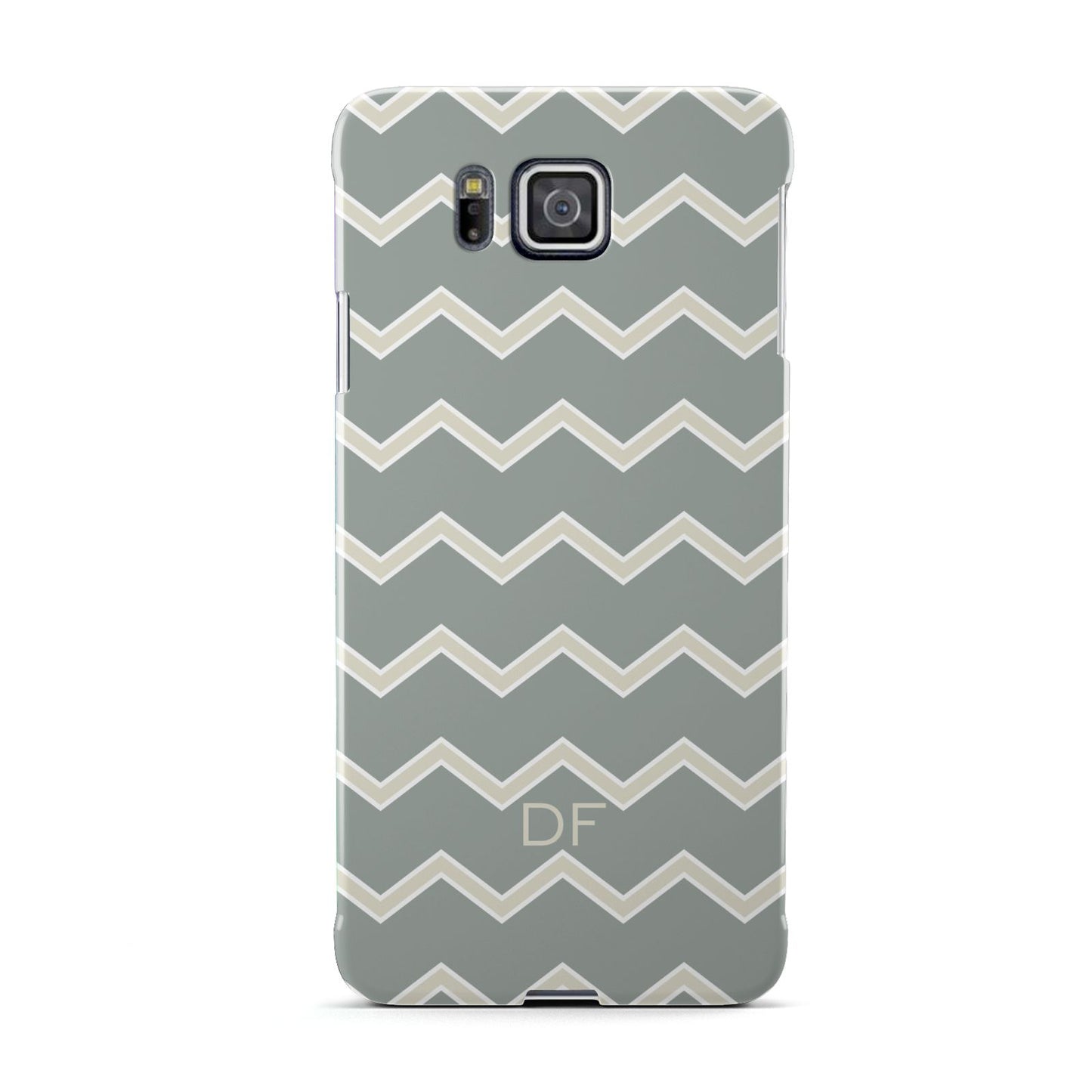 Personalised 2 Tone Chevron Samsung Galaxy Alpha Case