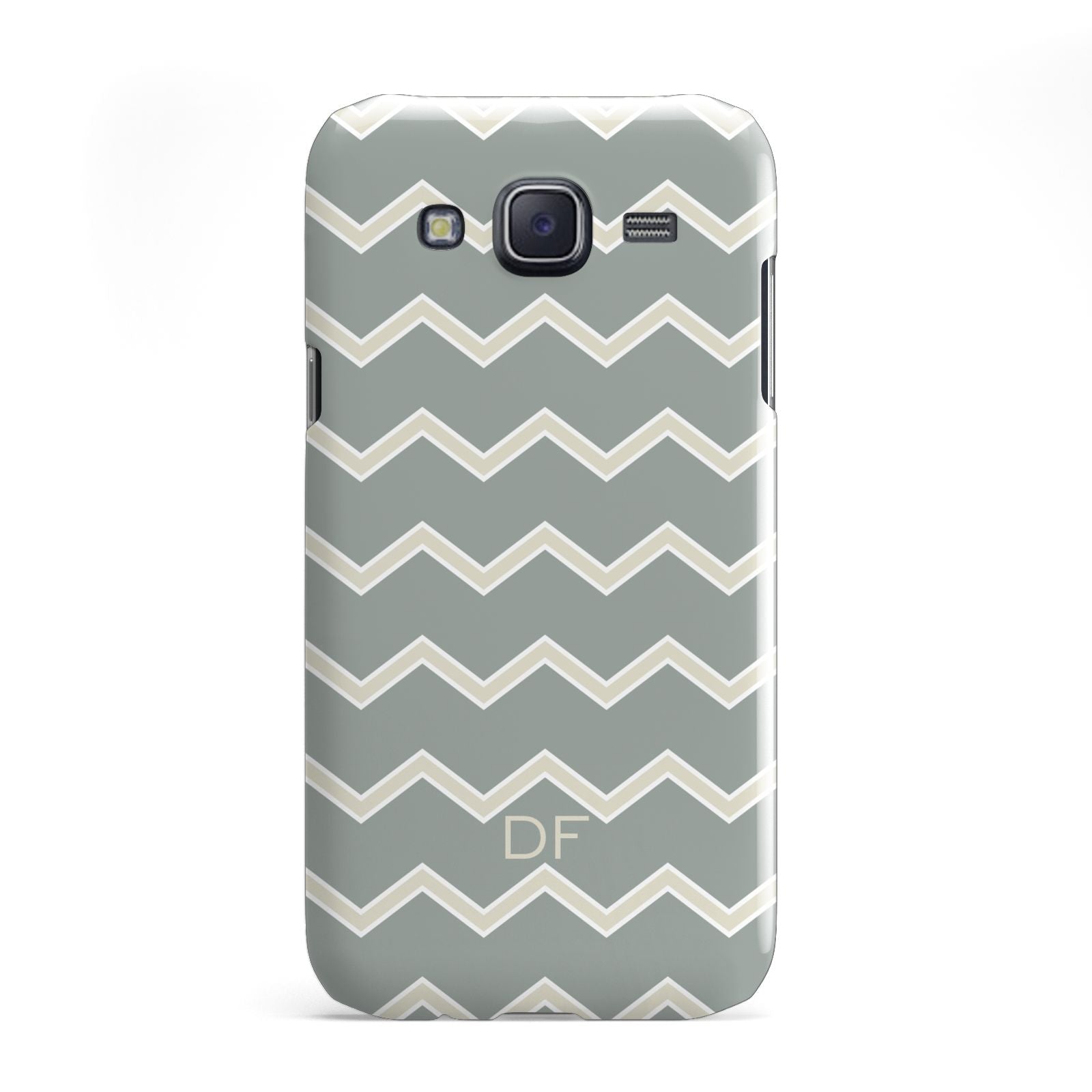 Personalised 2 Tone Chevron Samsung Galaxy J5 Case