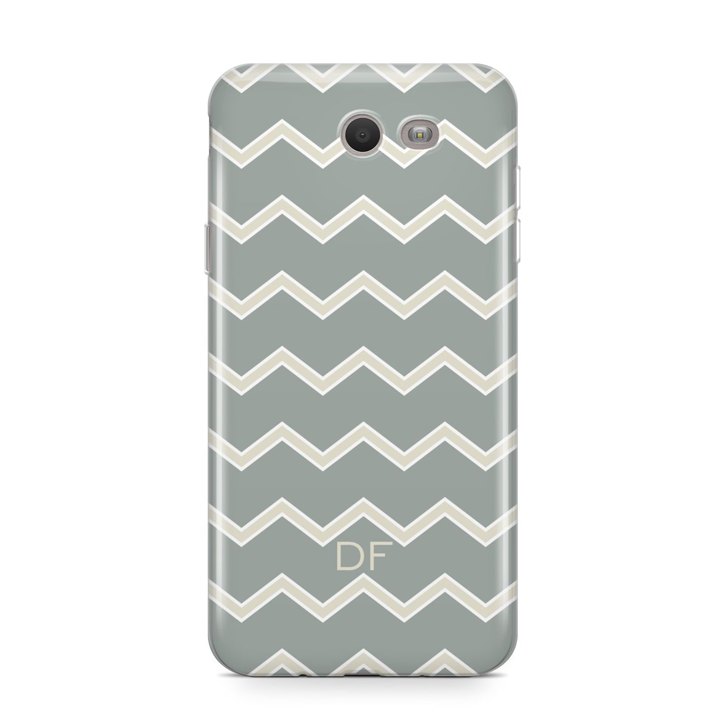 Personalised 2 Tone Chevron Samsung Galaxy J7 2017 Case