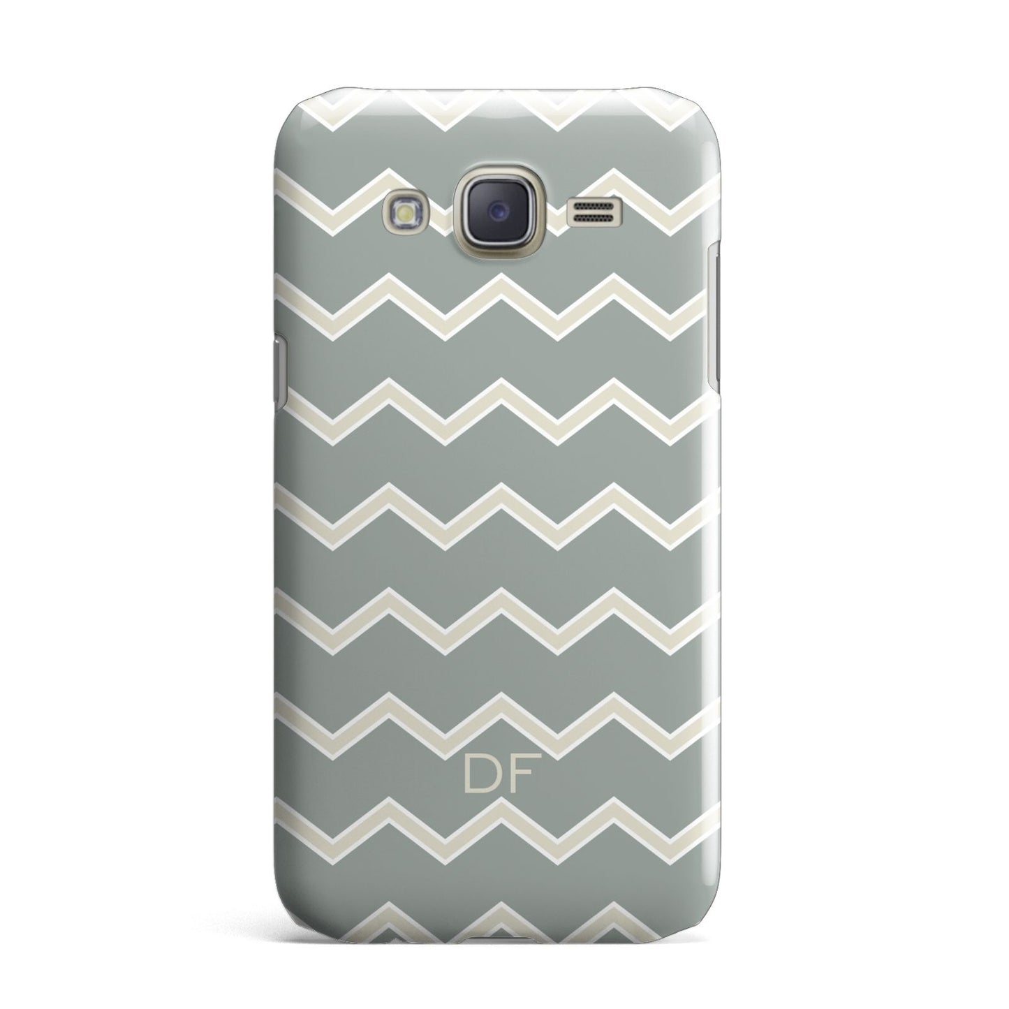 Personalised 2 Tone Chevron Samsung Galaxy J7 Case