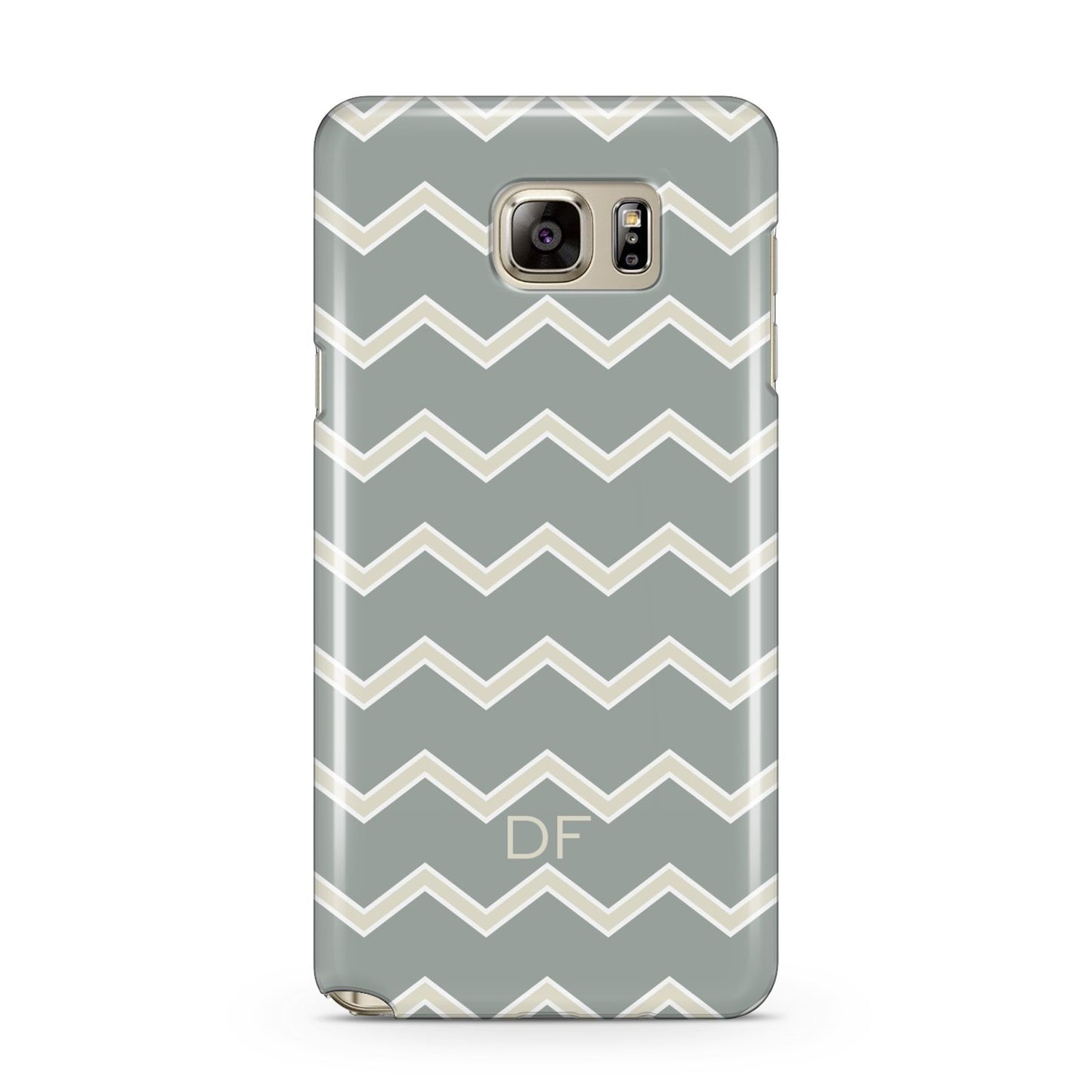 Personalised 2 Tone Chevron Samsung Galaxy Note 5 Case