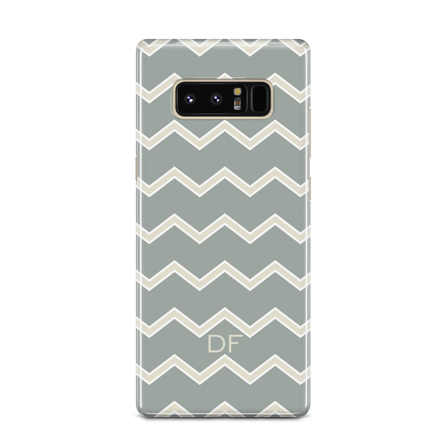 Personalised 2 Tone Chevron Samsung Galaxy Note 8 Case