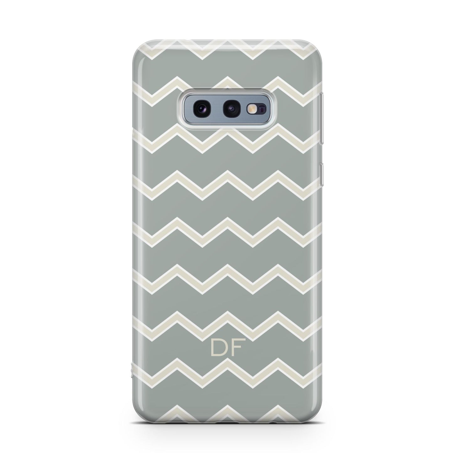 Personalised 2 Tone Chevron Samsung Galaxy S10E Case