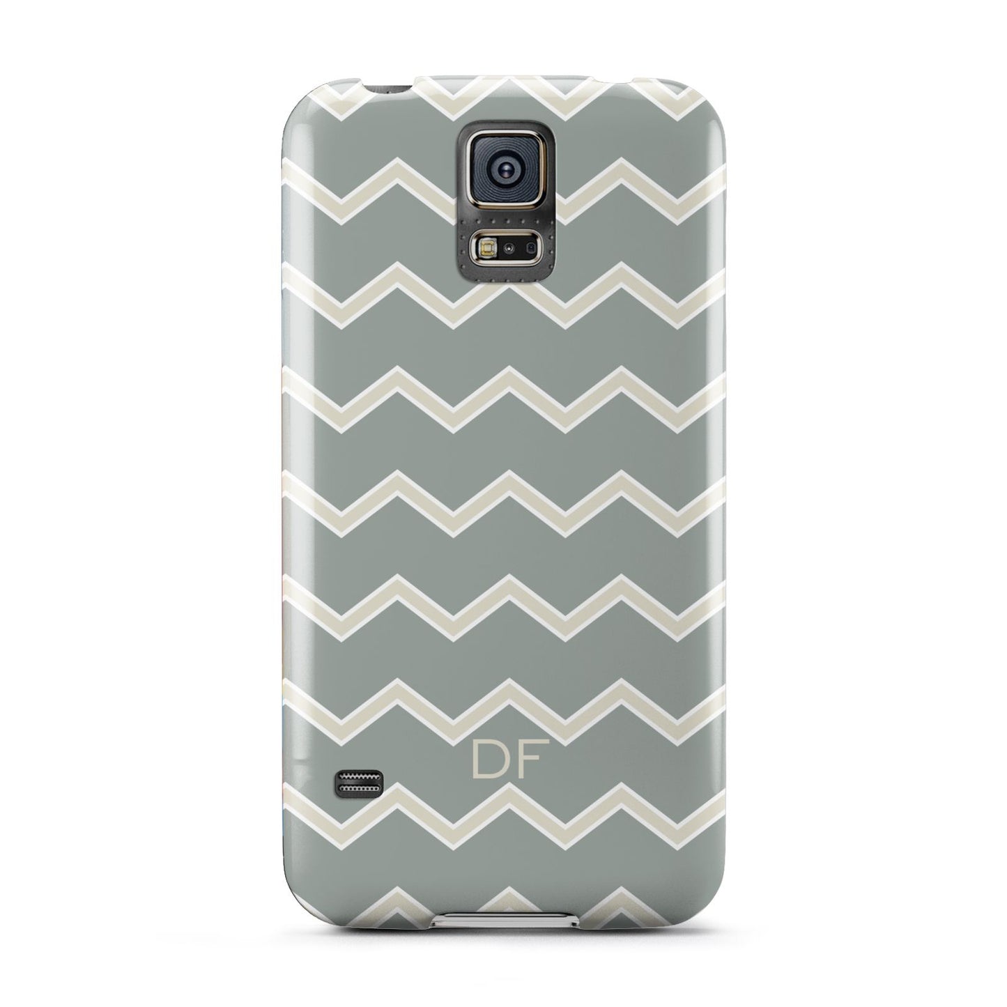 Personalised 2 Tone Chevron Samsung Galaxy S5 Case