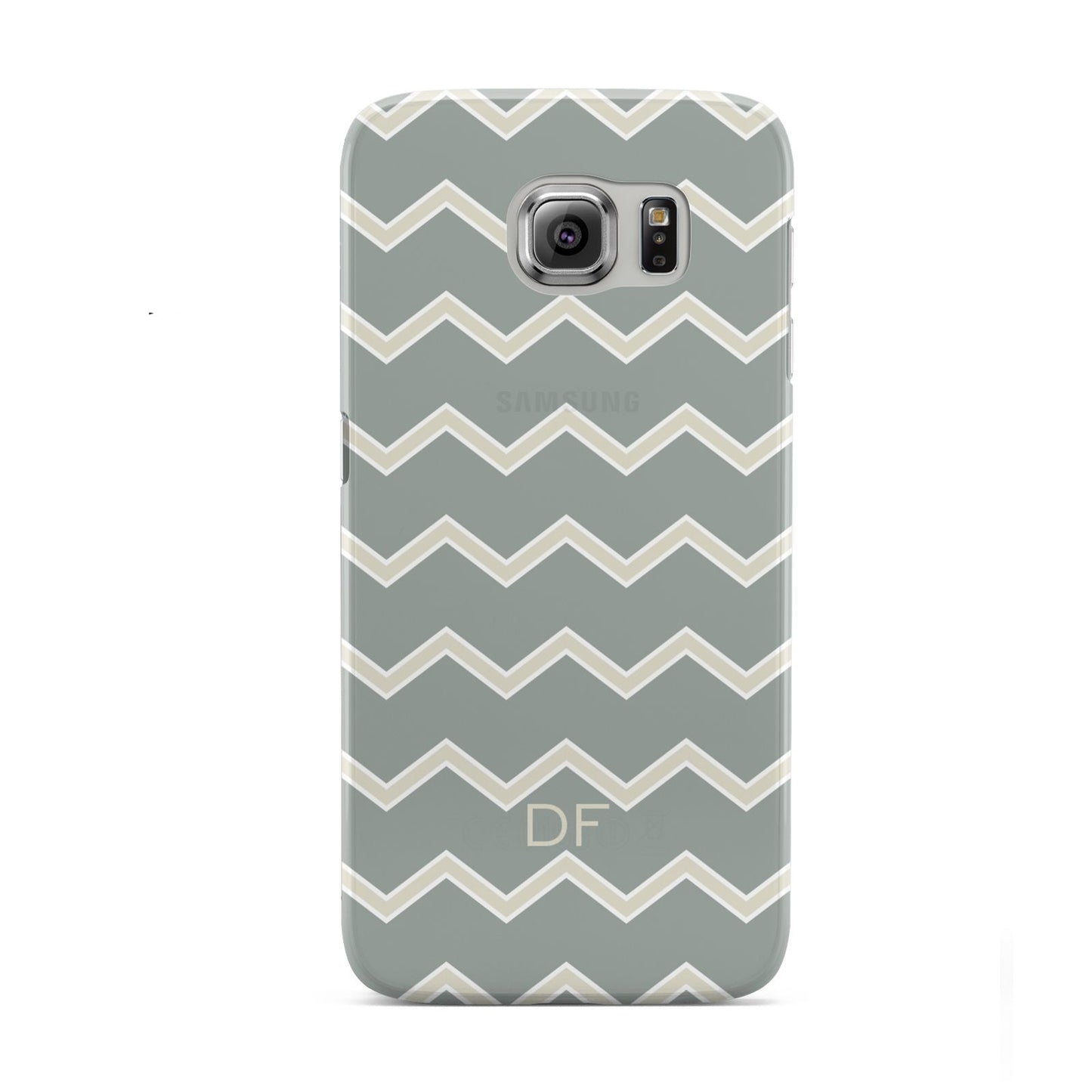 Personalised 2 Tone Chevron Samsung Galaxy S6 Case