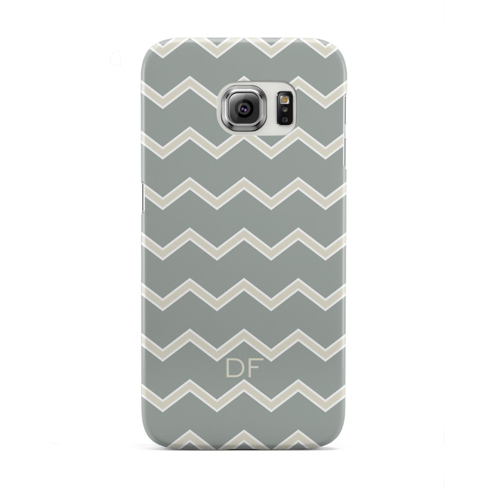 Personalised 2 Tone Chevron Samsung Galaxy S6 Edge Case