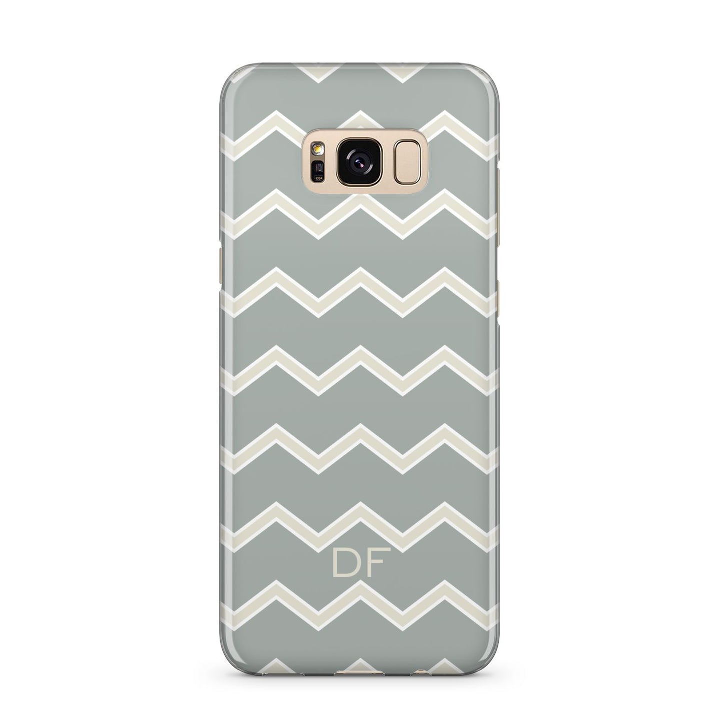 Personalised 2 Tone Chevron Samsung Galaxy S8 Plus Case