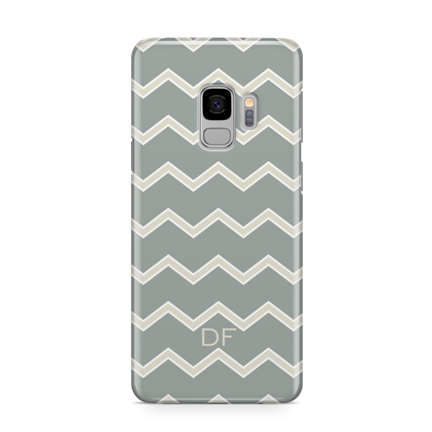 Personalised 2 Tone Chevron Samsung Galaxy S9 Case