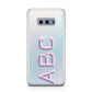 Personalised 3D Initials Monogram Clear Custom Samsung Galaxy S10E Case