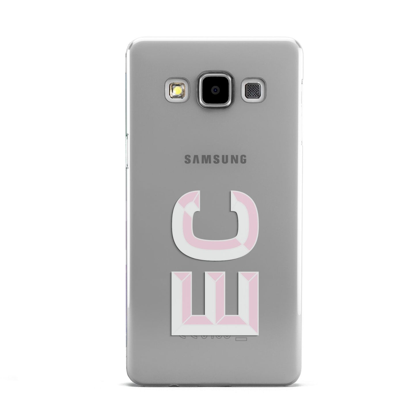 Personalised 3D Side Initials Clear Custom Samsung Galaxy A5 Case