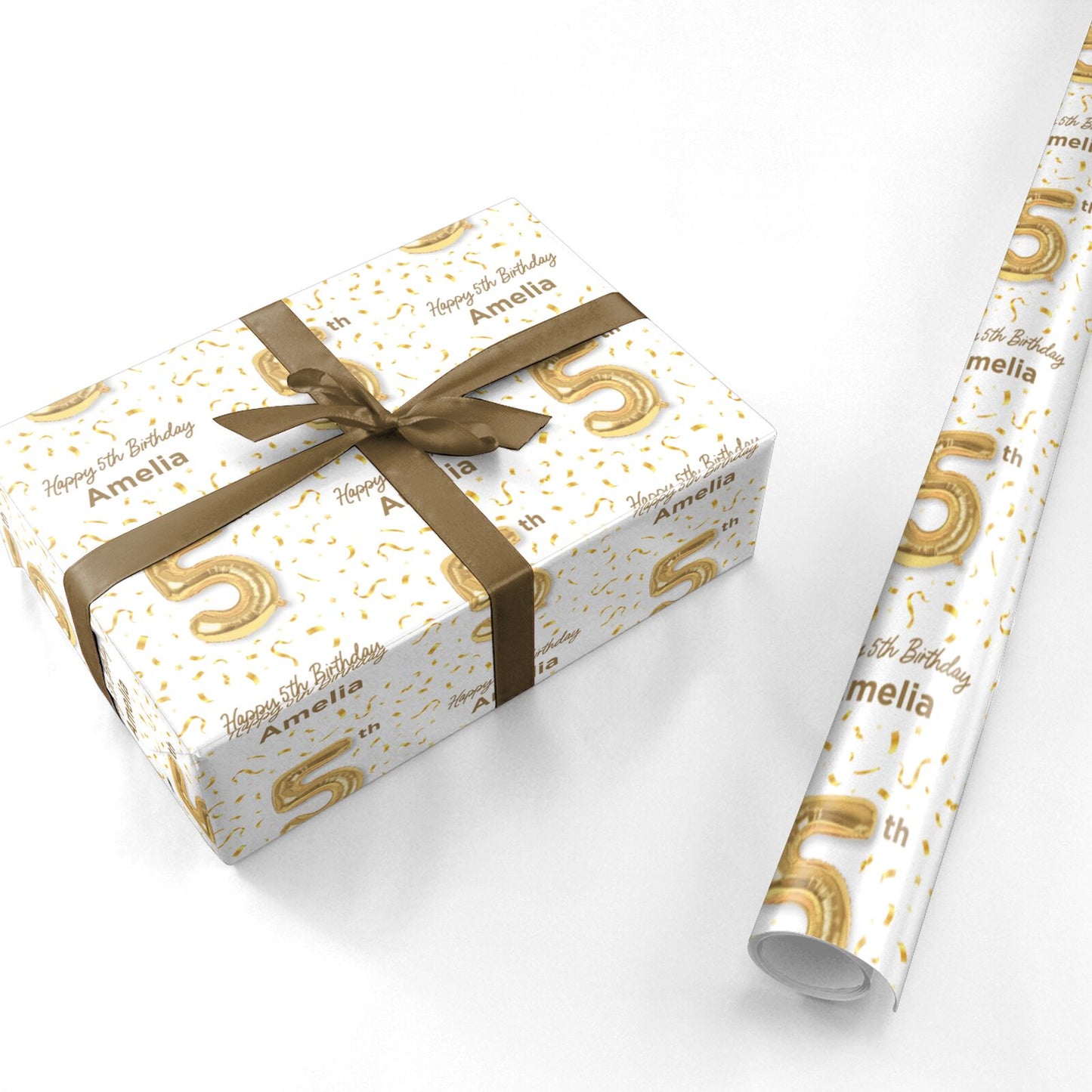 Personalised 5th Birthday Personalised Wrapping Paper