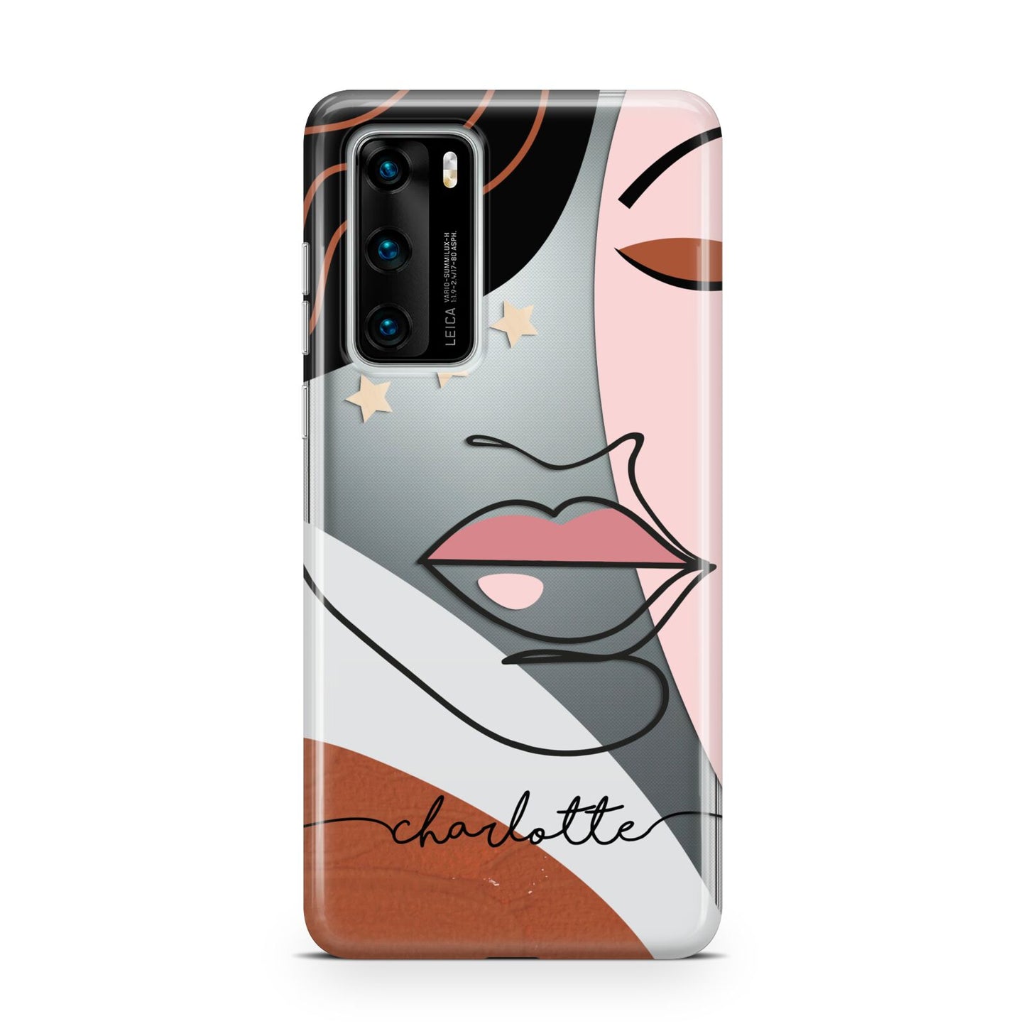 Personalised Abstract Art Huawei P40 Phone Case