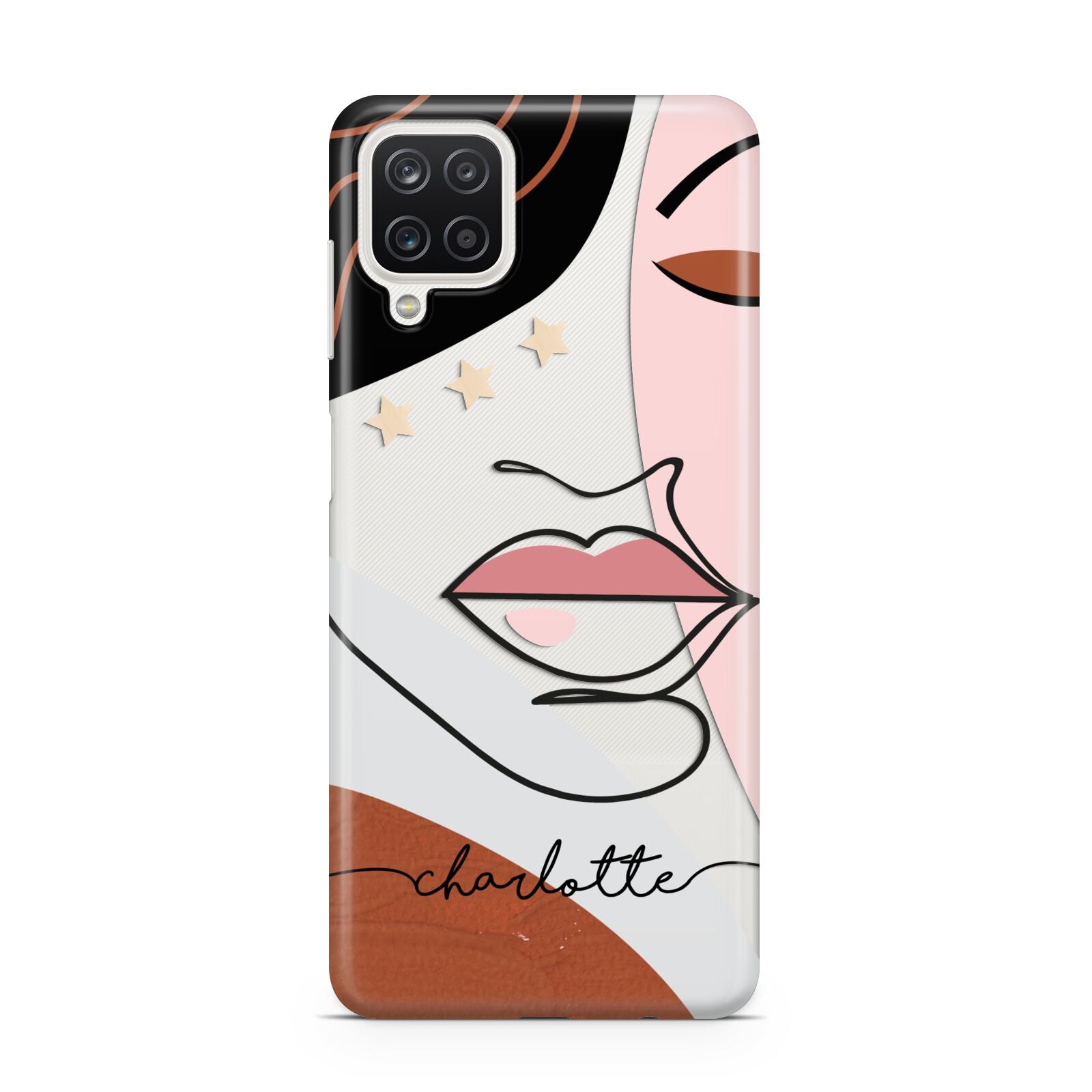 Personalised Abstract Art Samsung A12 Case