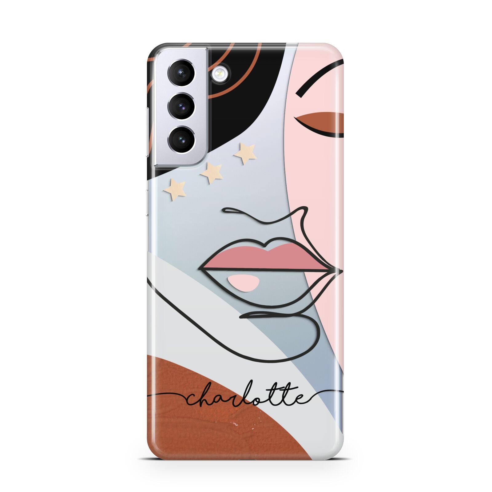 Personalised Abstract Art Samsung S21 Plus Case