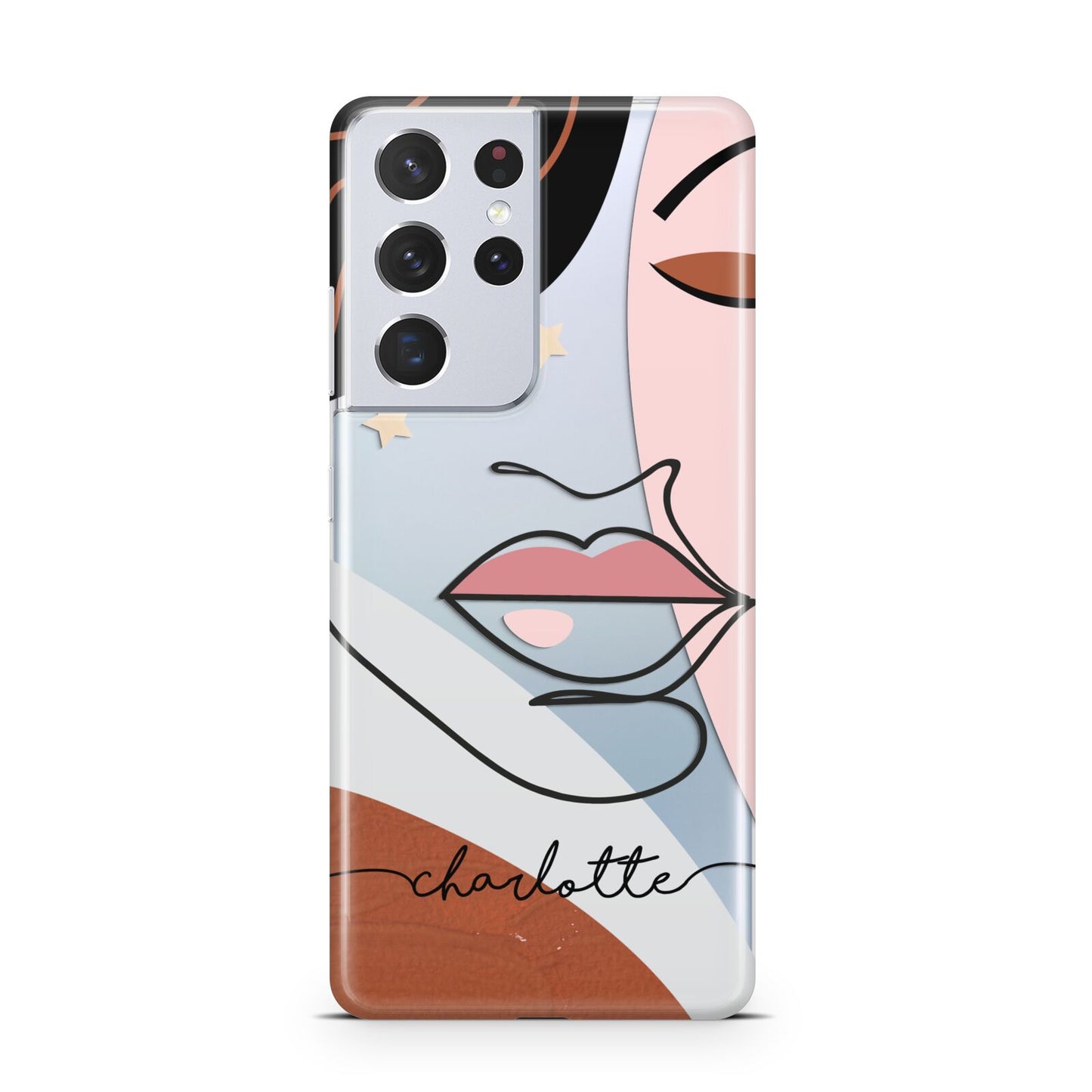 Personalised Abstract Art Samsung S21 Ultra Case