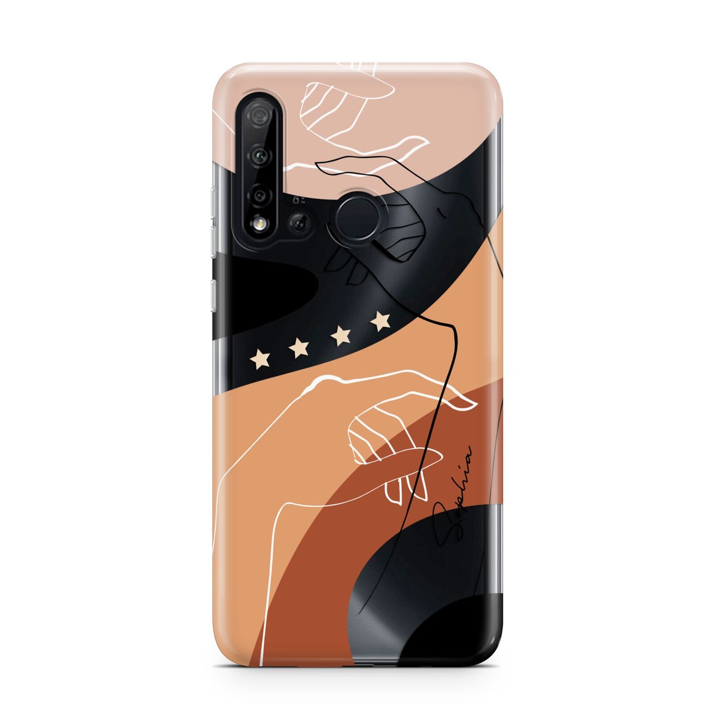 Personalised Abstract Gouache Line Art Huawei P20 Lite 5G Phone Case