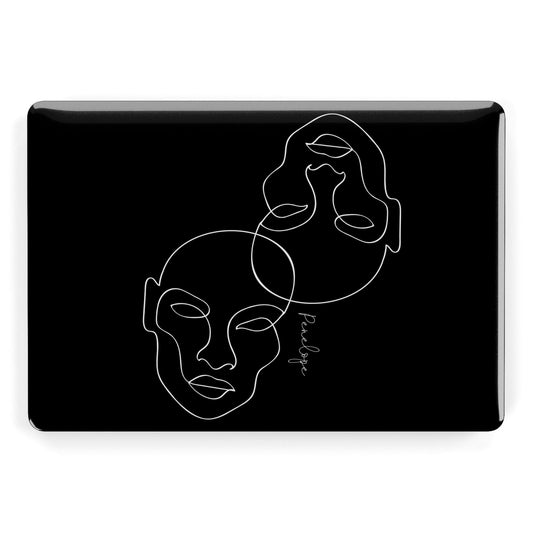 Personalised Abstract Line Art Apple MacBook Case