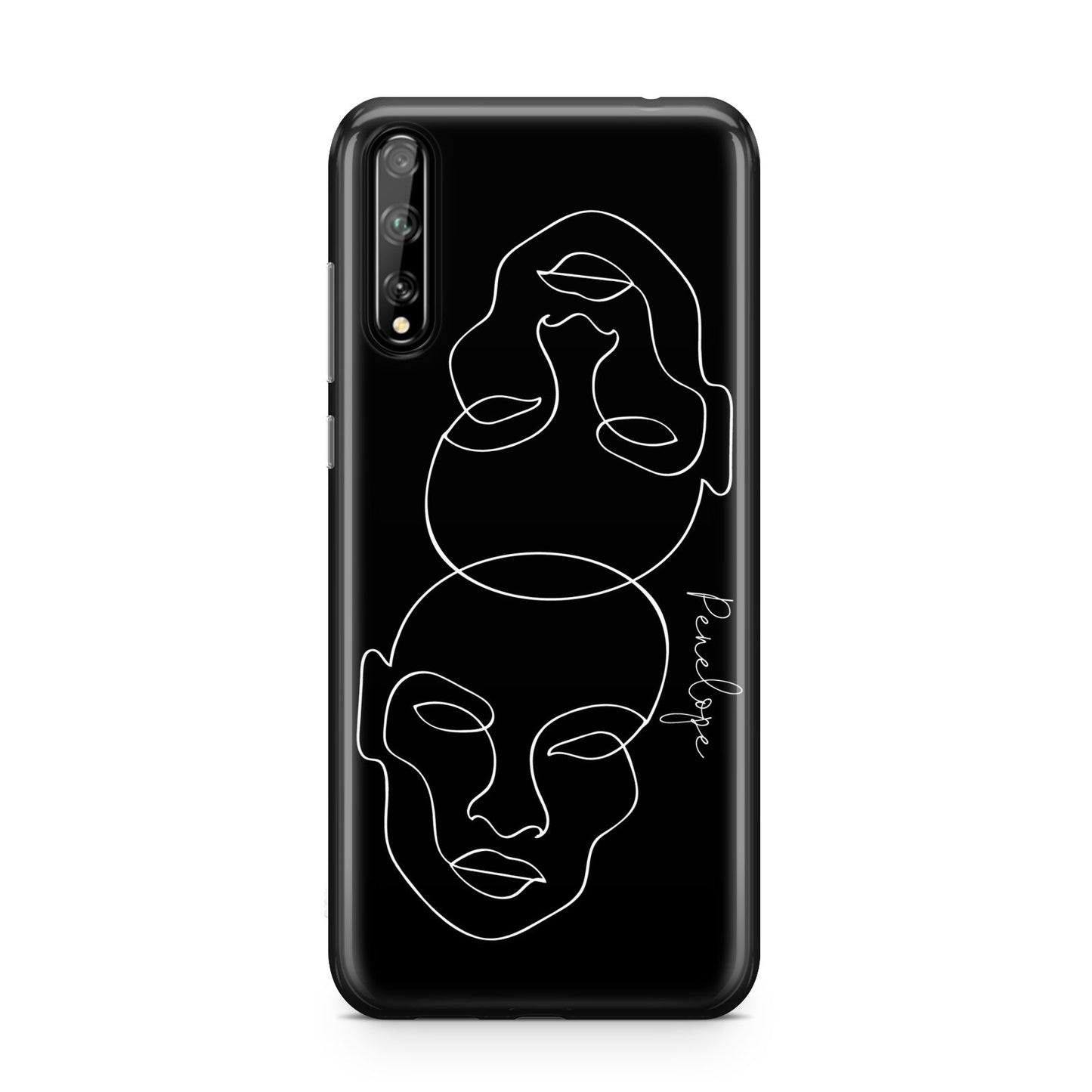 Personalised Abstract Line Art Huawei Enjoy 10s Phone Case