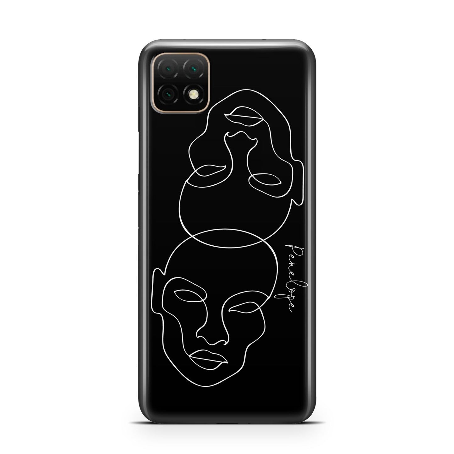 Personalised Abstract Line Art Huawei Enjoy 20 Phone Case