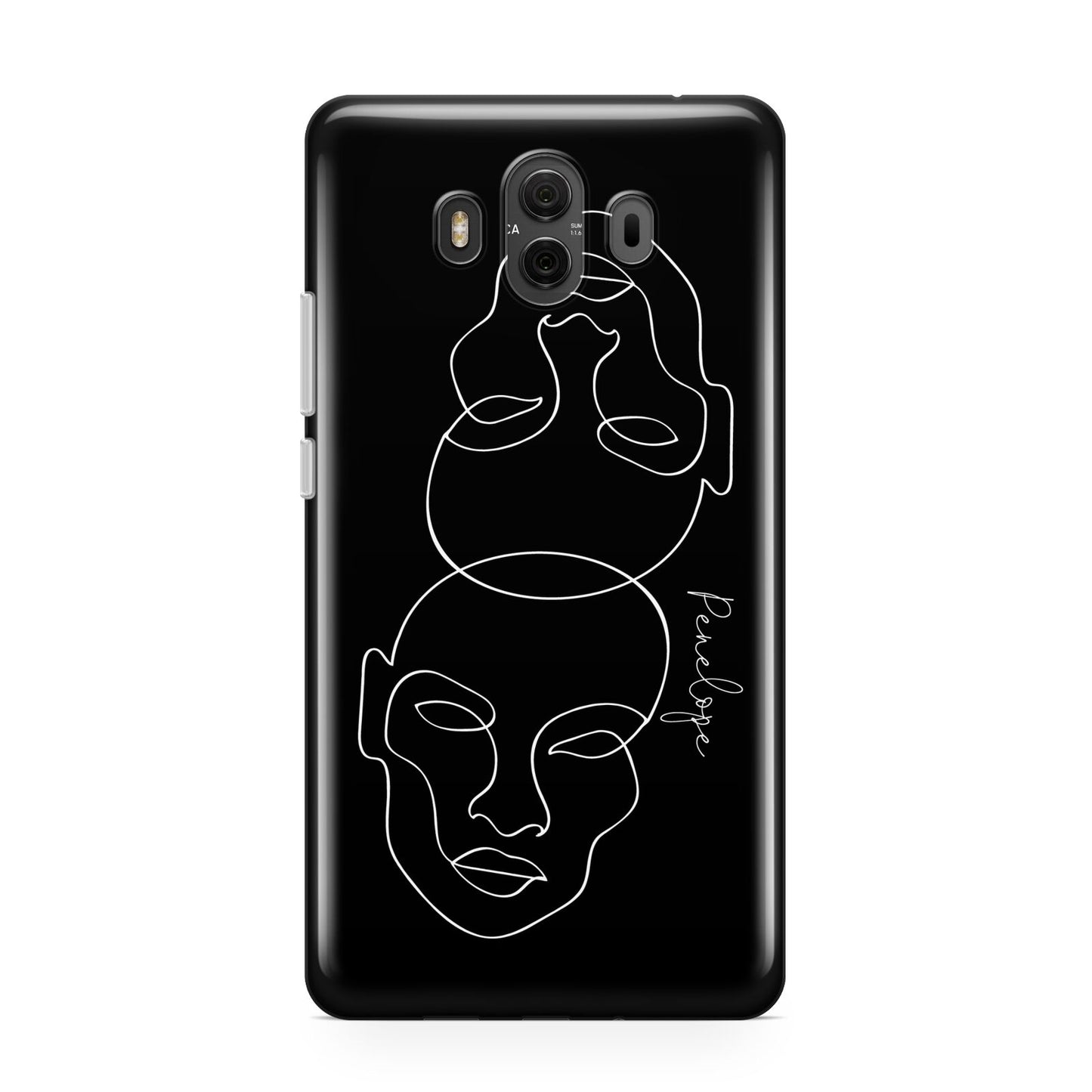 Personalised Abstract Line Art Huawei Mate 10 Protective Phone Case