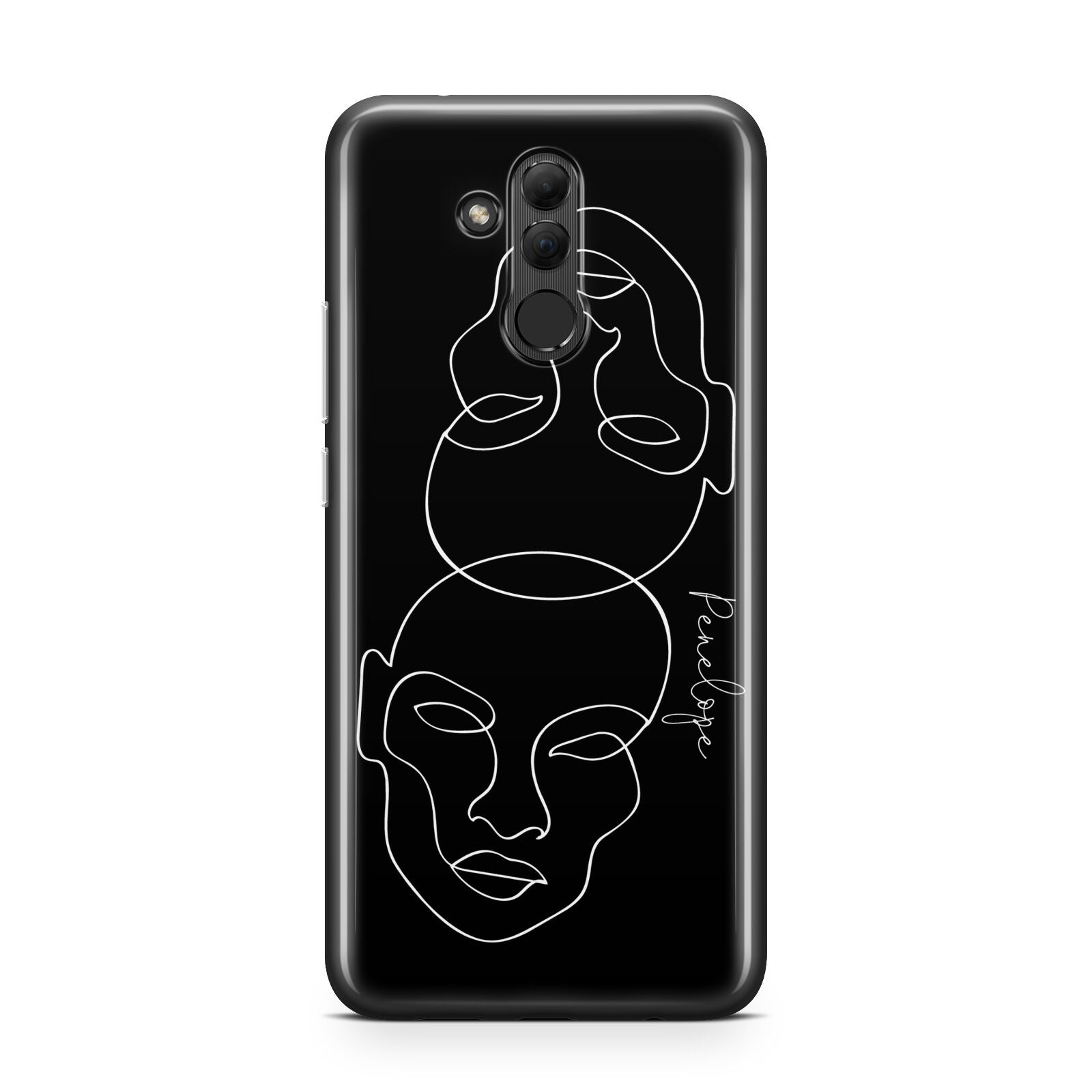 Personalised Abstract Line Art Huawei Mate 20 Lite