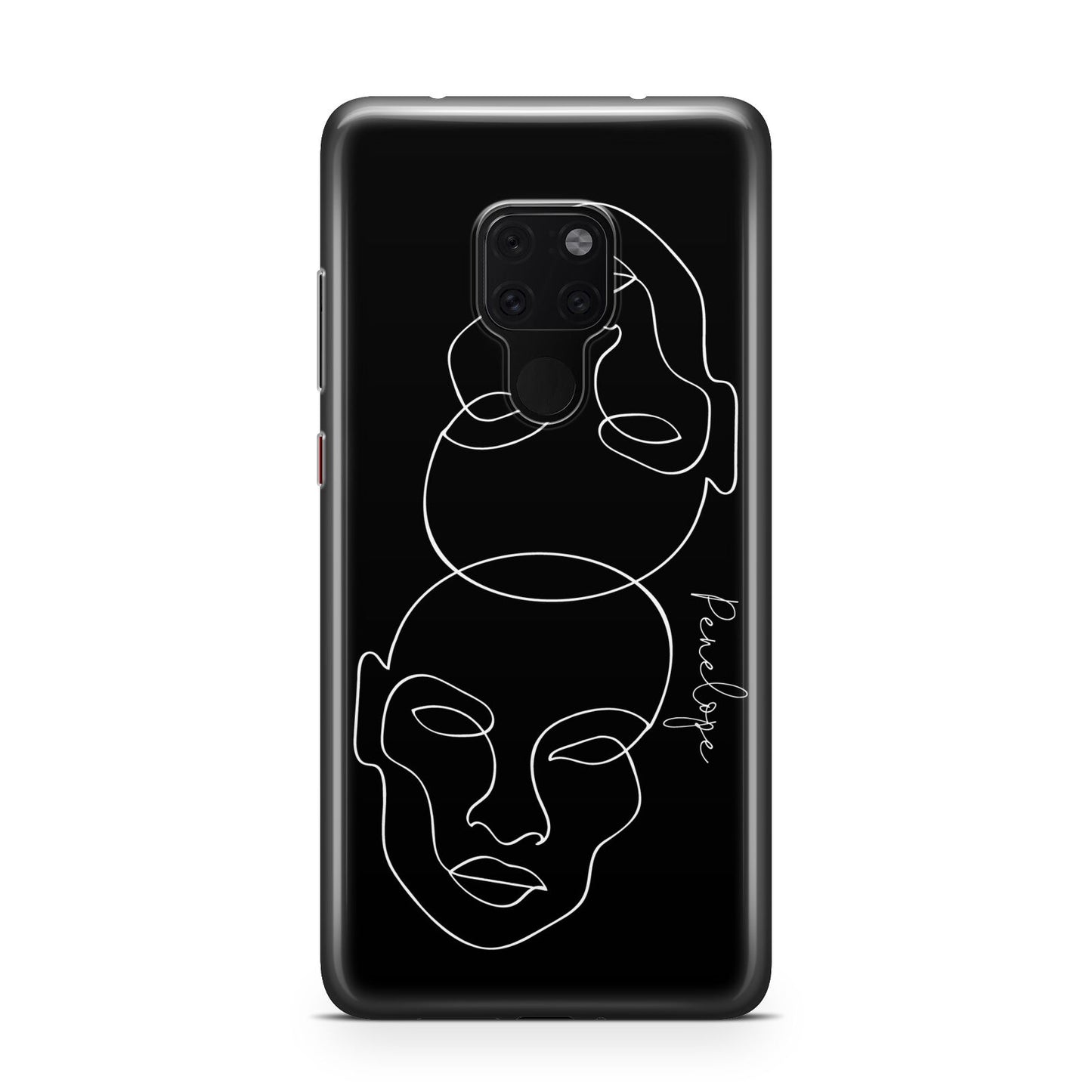 Personalised Abstract Line Art Huawei Mate 20 Phone Case