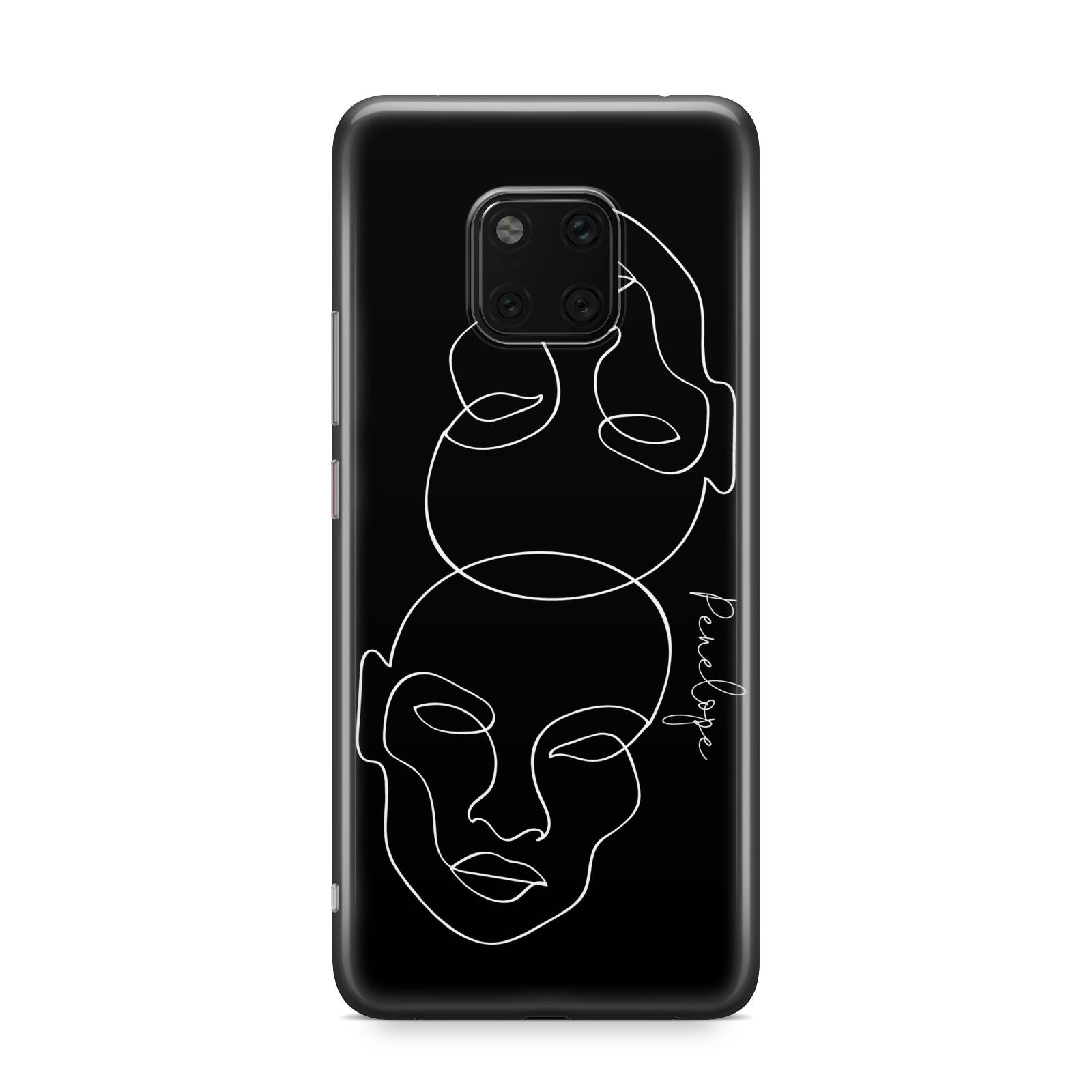 Personalised Abstract Line Art Huawei Mate 20 Pro Phone Case